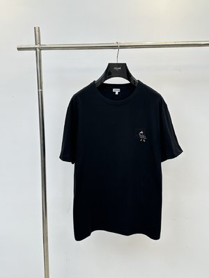 Loewe Clothing T-Shirt Embroidery Short Sleeve