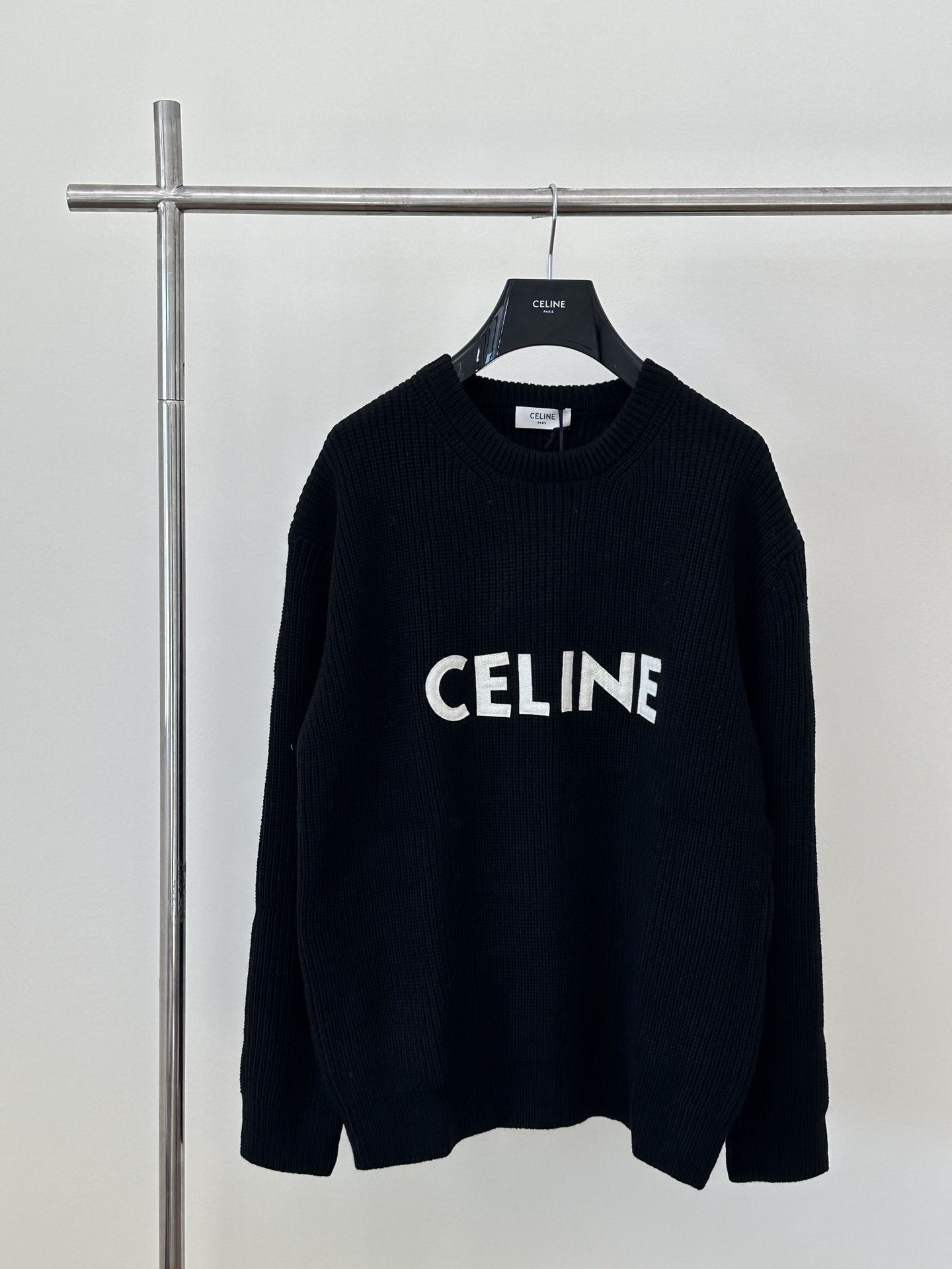High Quality Perfect
 Celine Clothing Sweatshirts Embroidery Rabbit Hair Wool