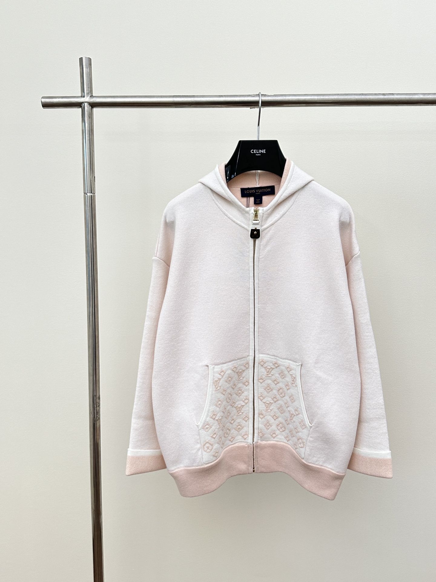 Louis Vuitton Clothing Cardigans Coats & Jackets Splicing Women Knitting Fall/Winter Collection