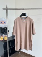 Prada Clothing T-Shirt Cotton Fabric Knitting Mercerized