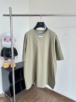Prada Clothing T-Shirt Cotton Fabric Knitting Mercerized