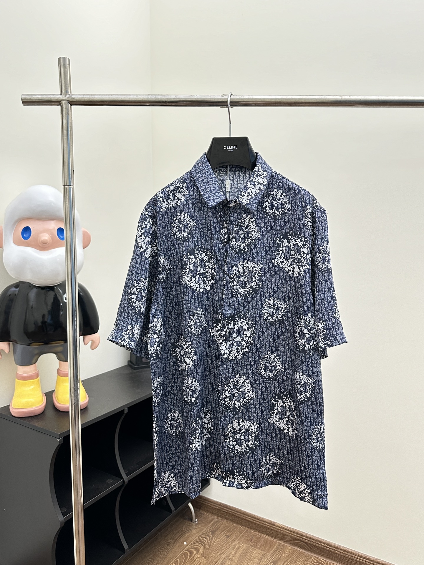 Nueva camisa de manga corta de primavera y verano de Dio*/Dior Talla: S/M/L/XL De la serie conjunta DIOR TEARS, incorpo…