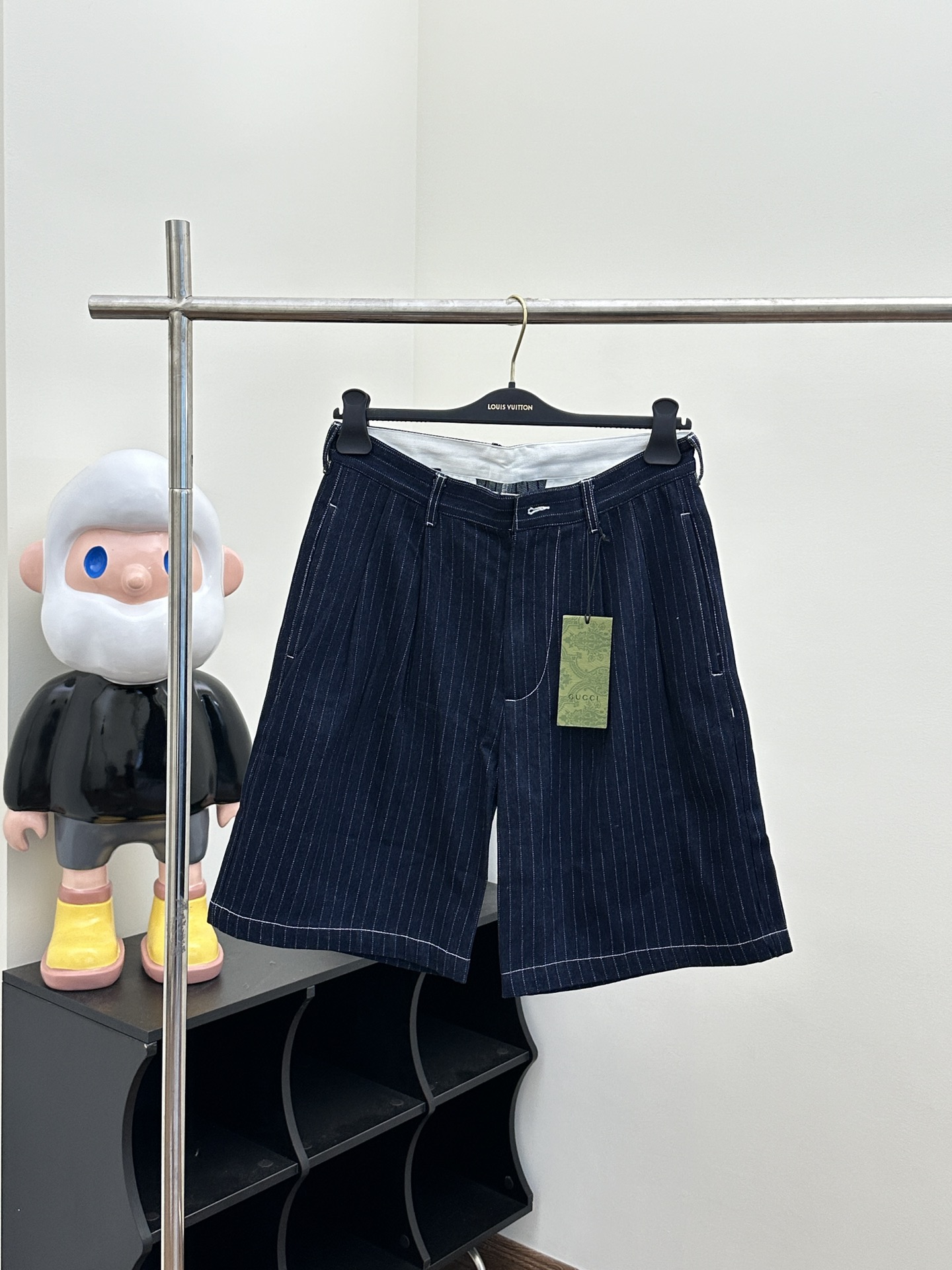 Gucc*/Gucci 23FW pantalones cortos de mezclilla lavada de la nueva colección de principios de otoño Talla: 44/46/48/50 …
