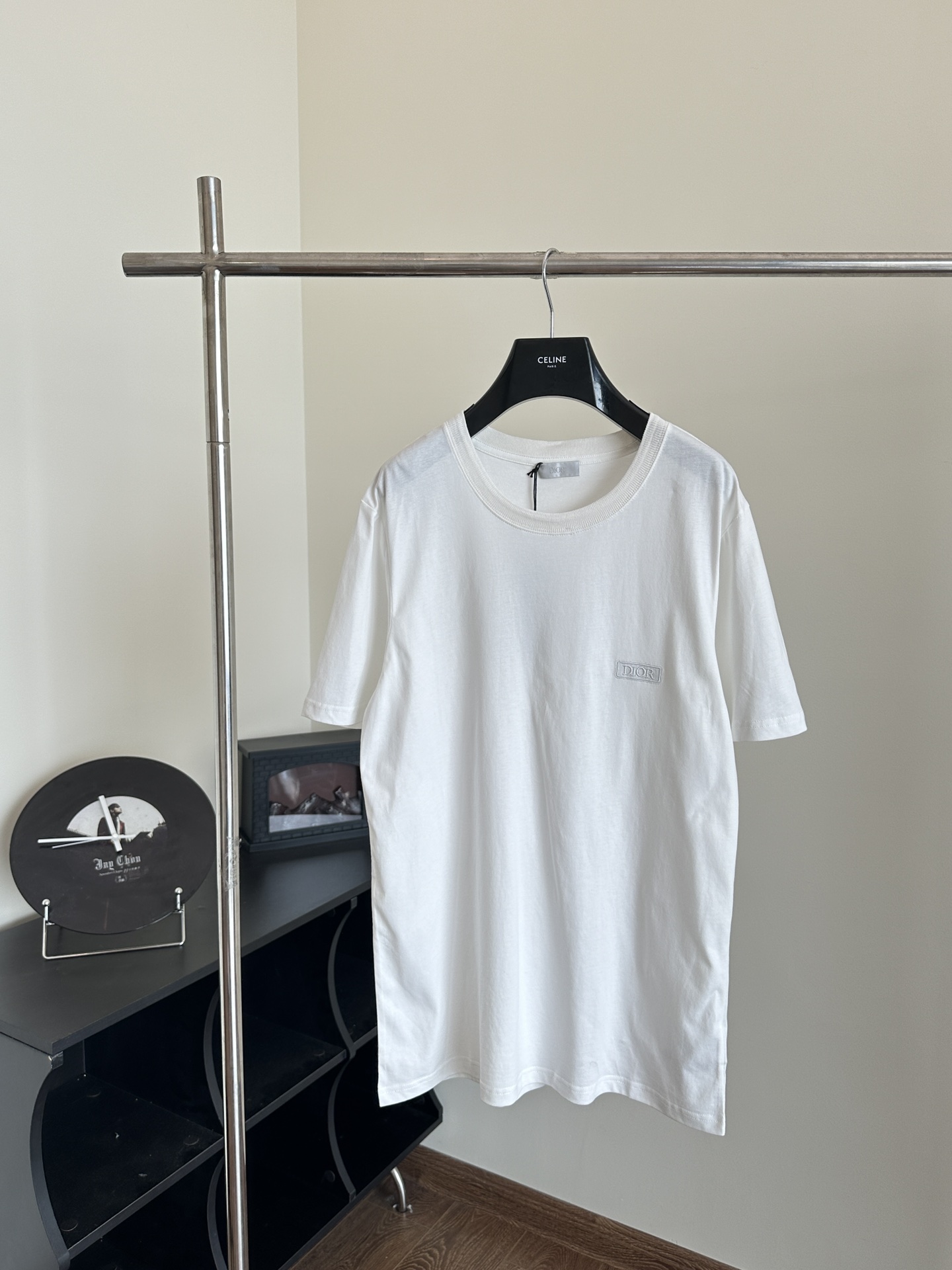 Dio*/Dior 24 nueva combinación de colores para principios de primavera ~ Camiseta de manga corta con cuello redondo y l…
