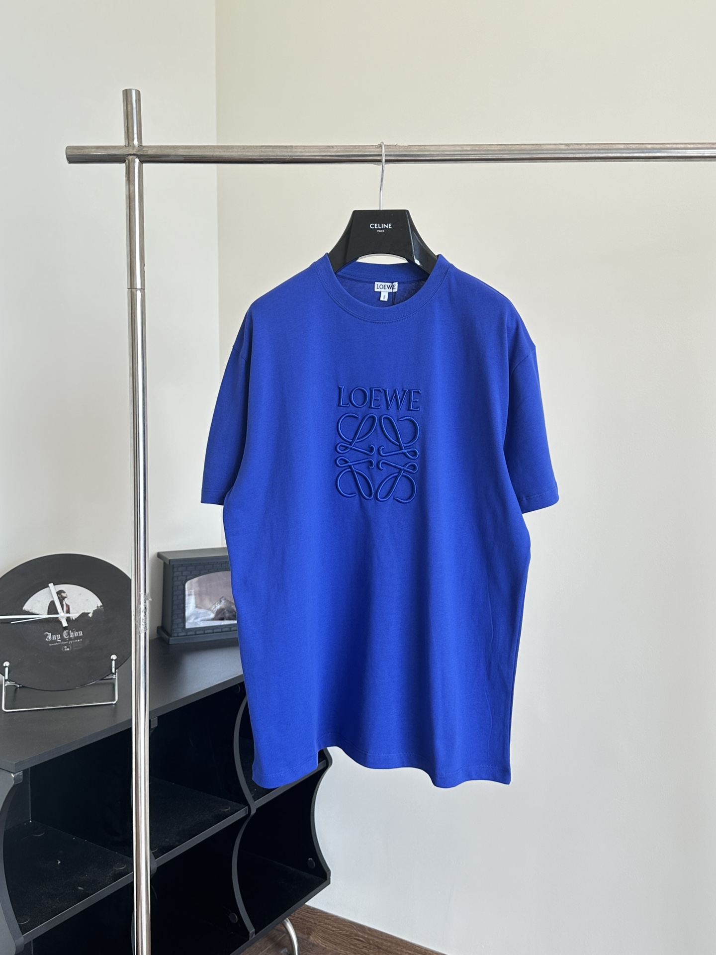 Top Quality Website
 Loewe Clothing T-Shirt Perfect Replica
 Embroidery Unisex Cotton Knitting Spring/Summer Collection Short Sleeve