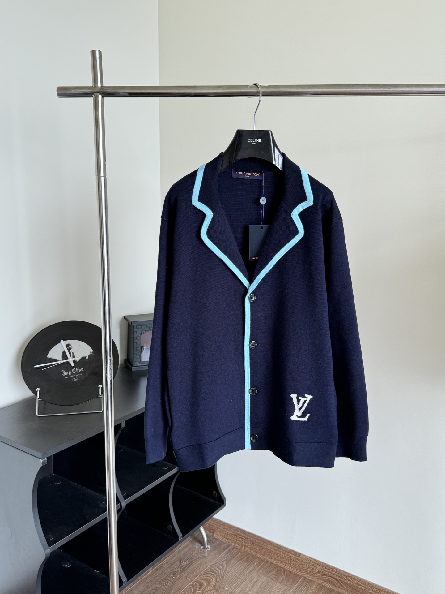 Vendre des concepteurs de luxe en ligne
 Louis Vuitton Vêtements Cardigans Pull En Tricot Bleu profond Hommes Tricot Collection automne – hiver Peu importe