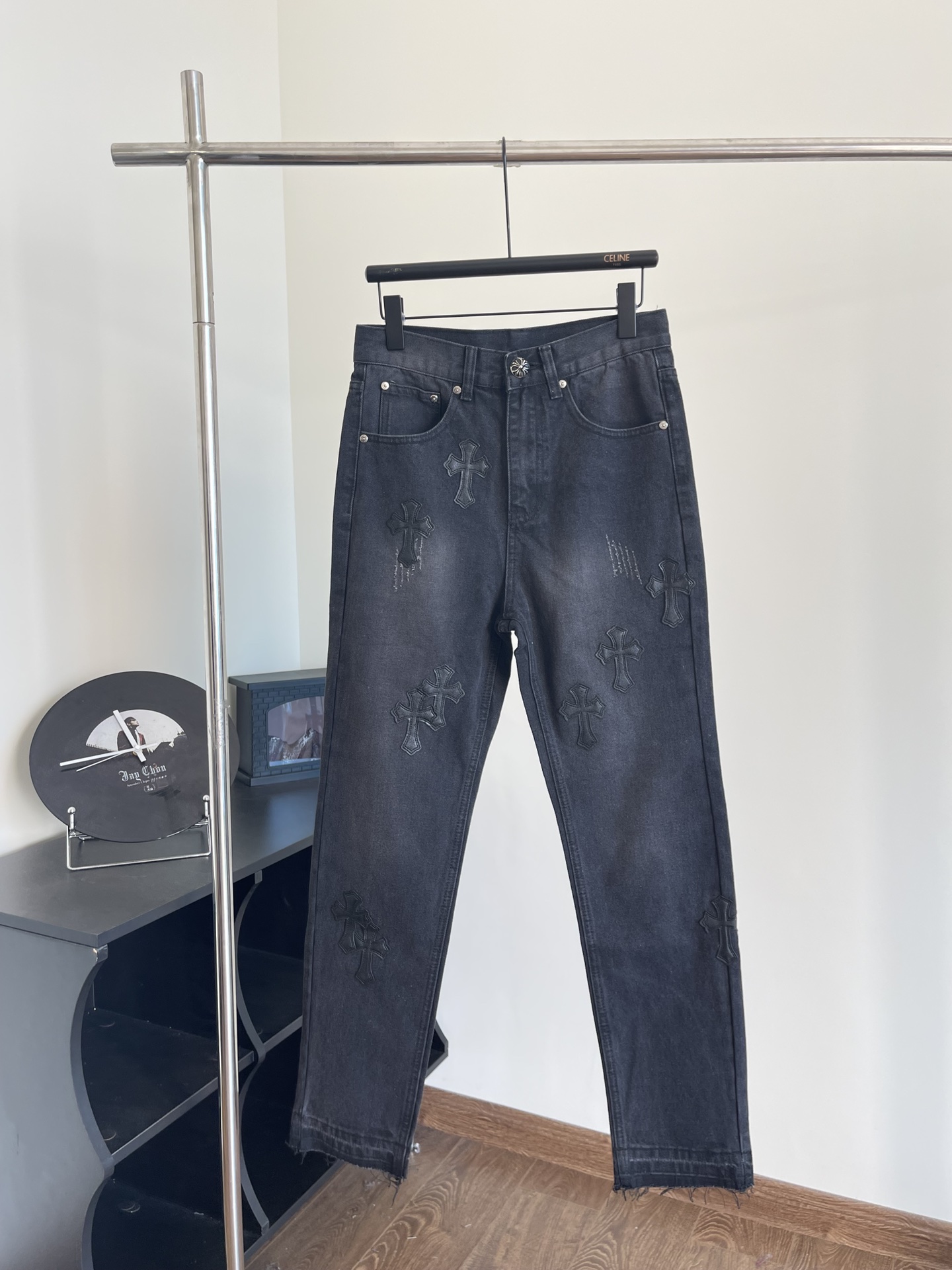 The Best Affordable
 Chrome Hearts Clothing Jeans Black