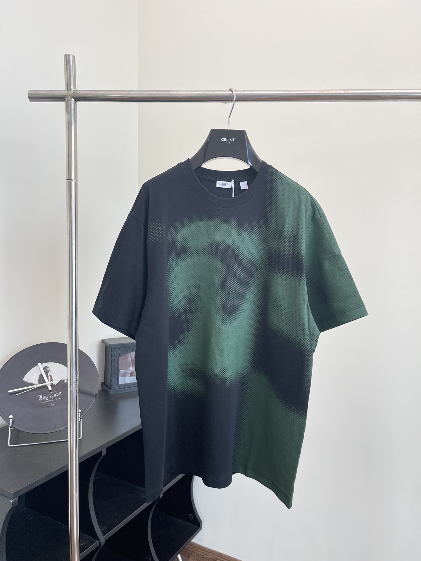 Burberr*/Bbr Burberry 24ss verano edición limitada camiseta de caballo con lunares teñidos Talla: S/M/L/XL Siguiendo el…