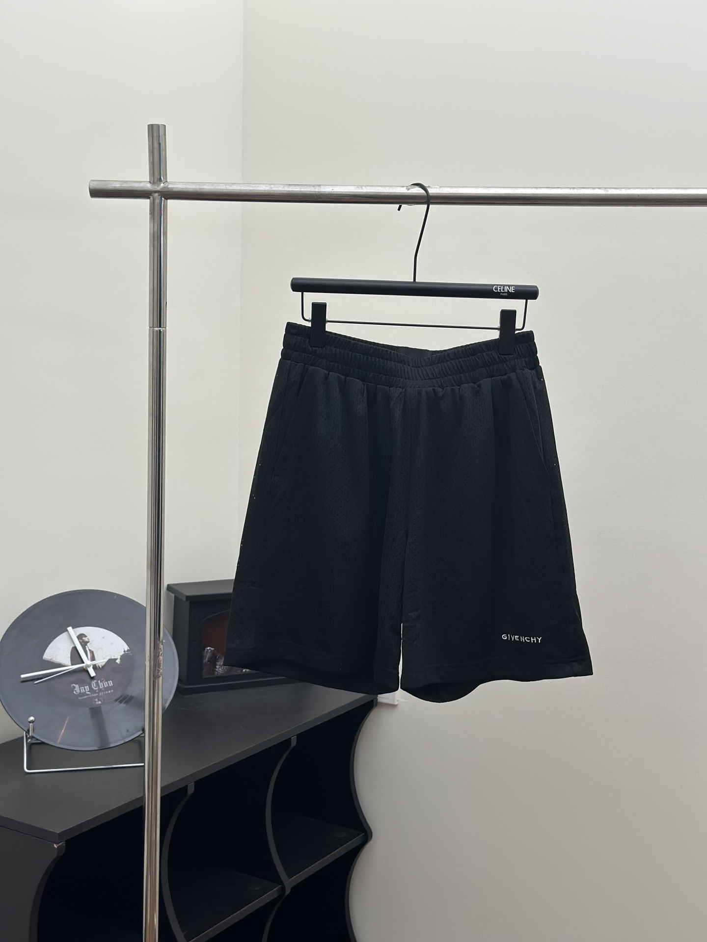 Pantalones cortos deportivos informales transpirables de malla clásica de Givench */Givenchy Gvc Tamaño: XS/S…