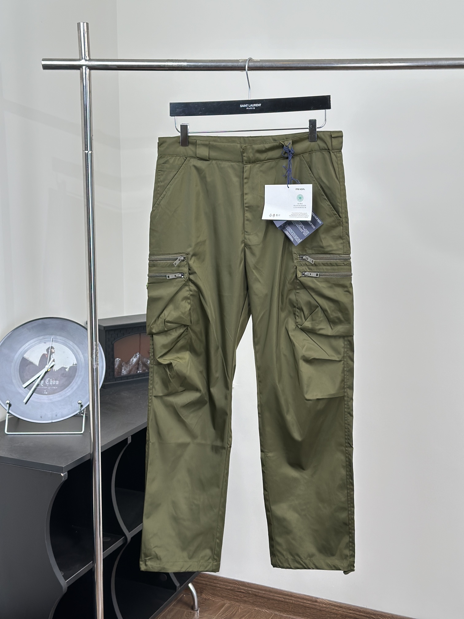 Prada Clothing Coats & Jackets Pants & Trousers Nylon Plastic Spring/Summer Collection Fashion