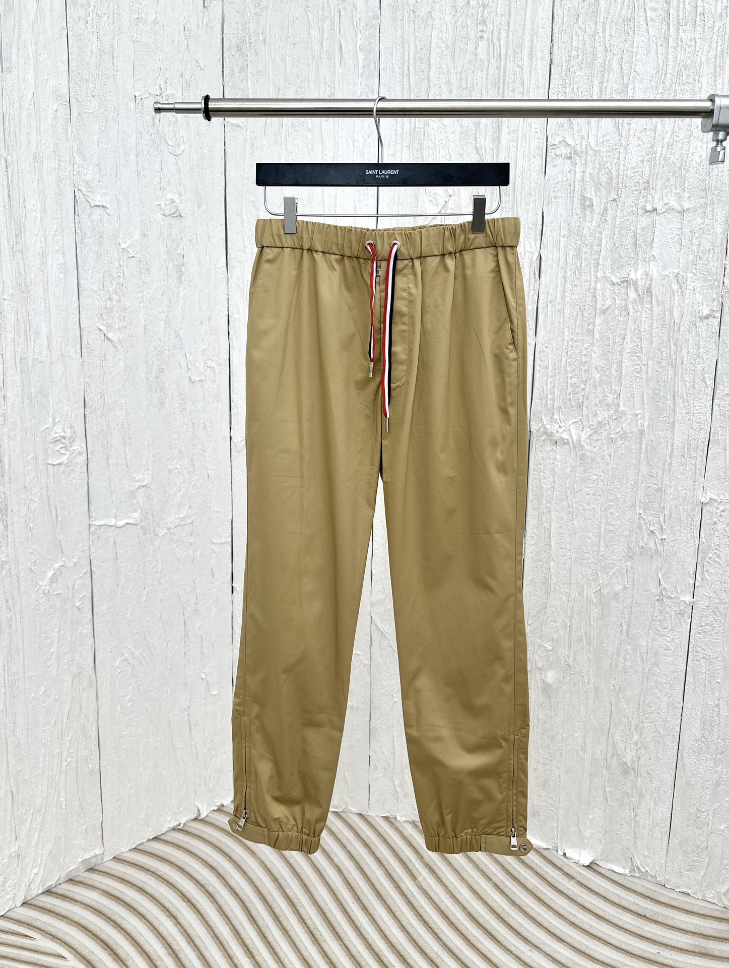 Moncler Clothing Pants & Trousers Beige Men Cotton Spring/Summer Collection Fashion Casual
