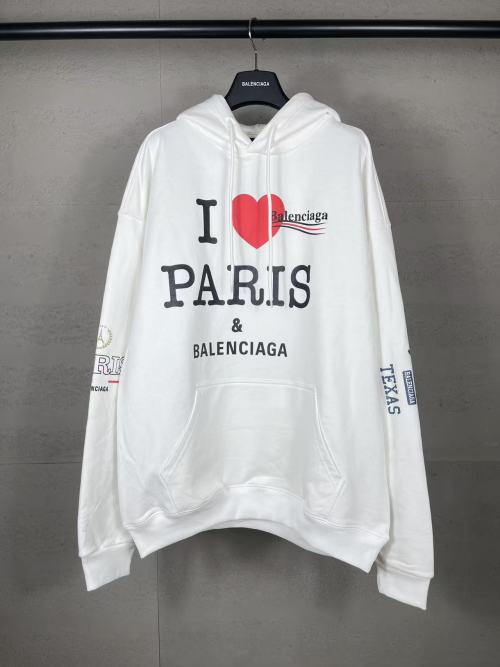 Balenciaga SS25 Sudadera con Capucha Edición Limitada 'I Heart Paris' 15 Balenciaga SS25 Sudadera con Capucha Edición Limitada ‘I Heart Paris’