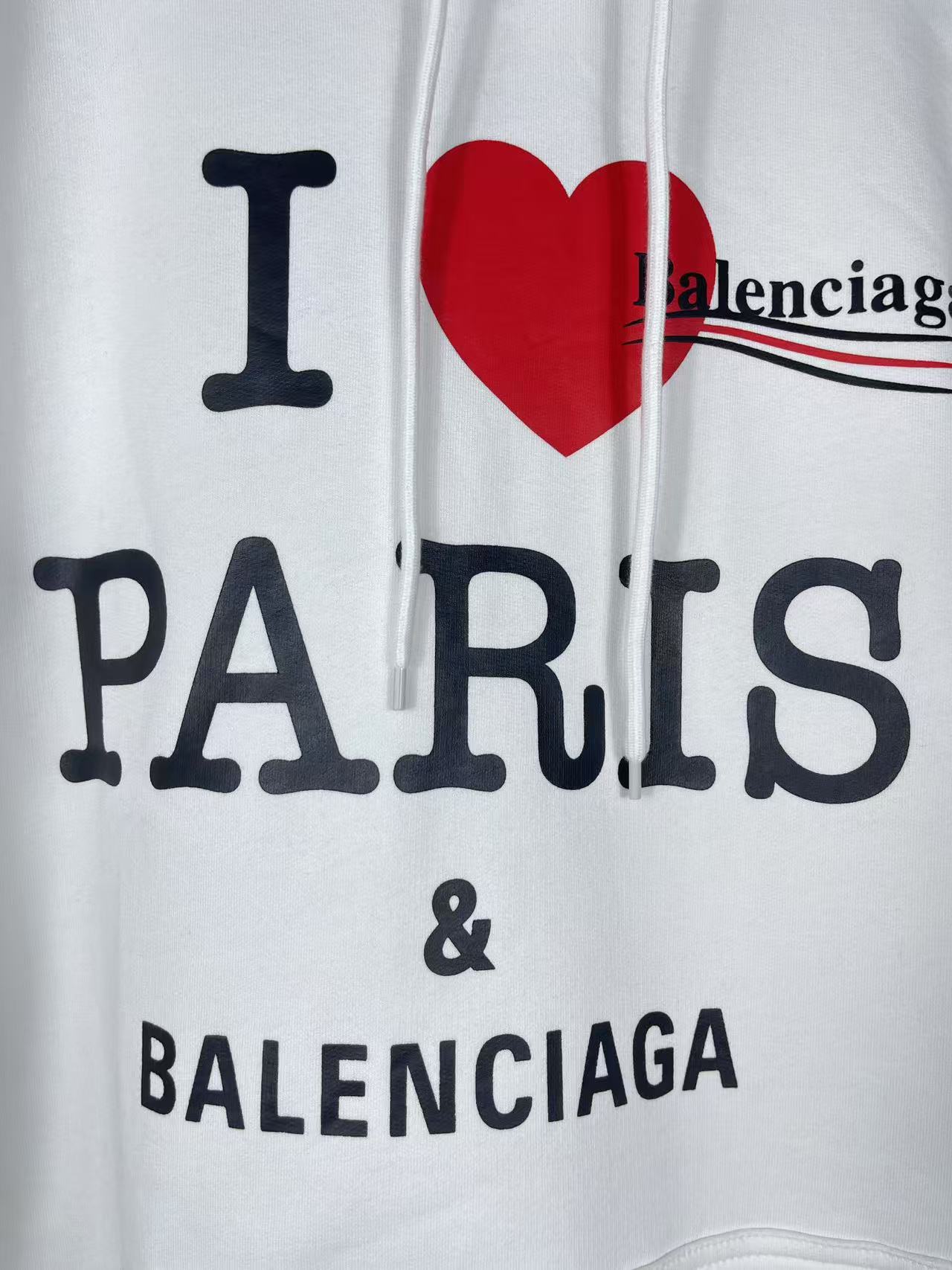 Balenciaga SS25 Sudadera con Capucha Edición Limitada 'I Heart Paris' 4 i1741370022559 2602 0 2