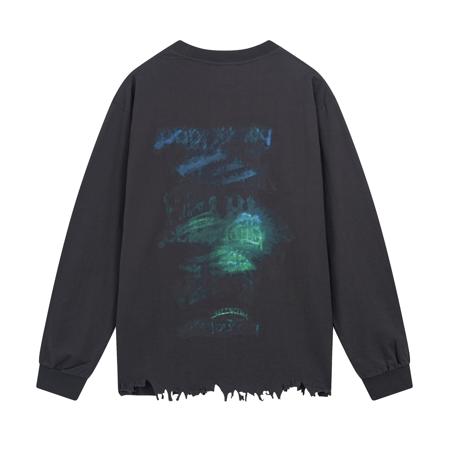 Paris Balentci*ga#25 Top Version Detailed Map T-Shirt: Quality Fabric, Unique Design. - 图片 3