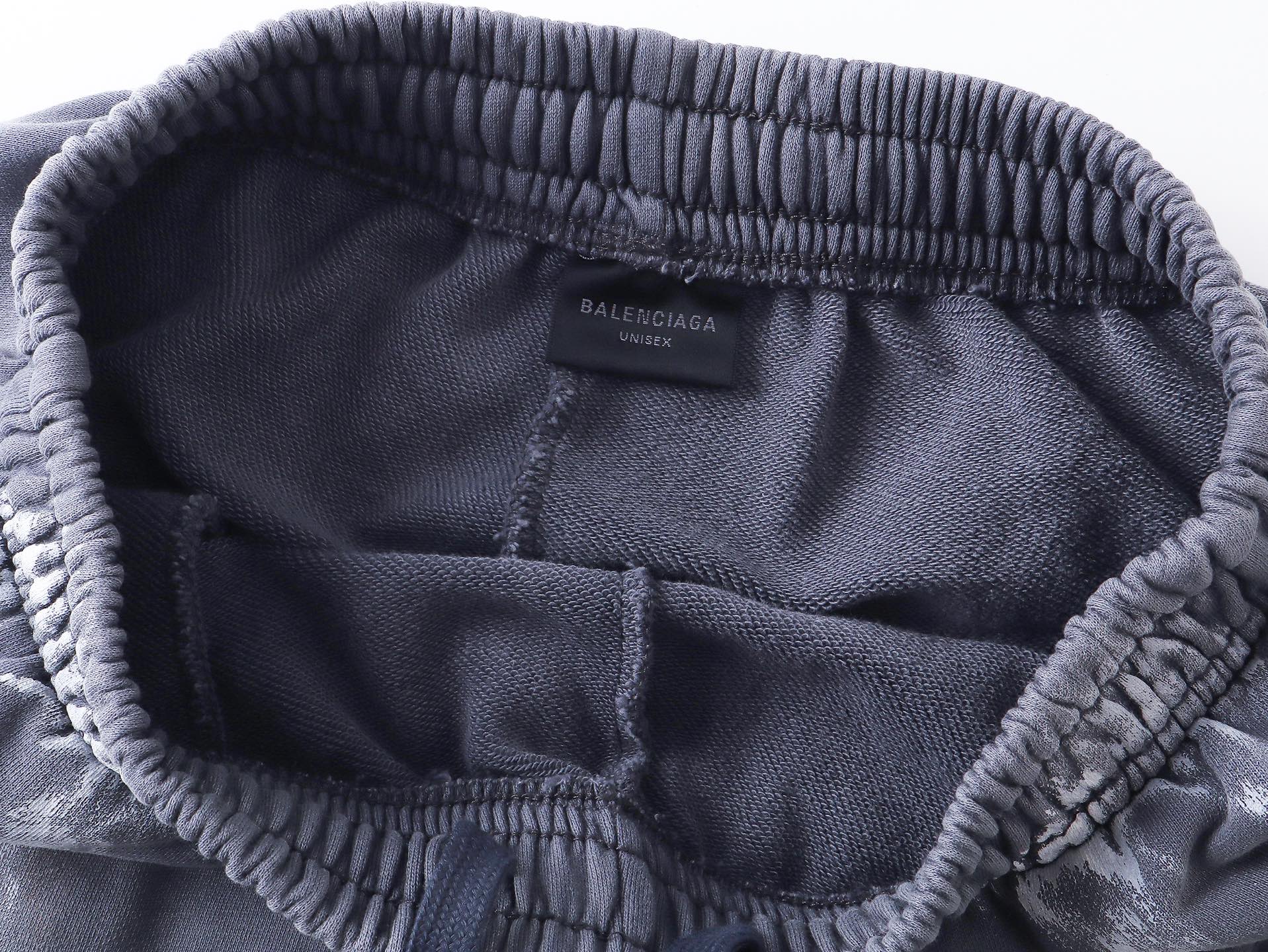 Balenciaga/巴黎世家 25ss油漆喷墨刺绣字母短裤