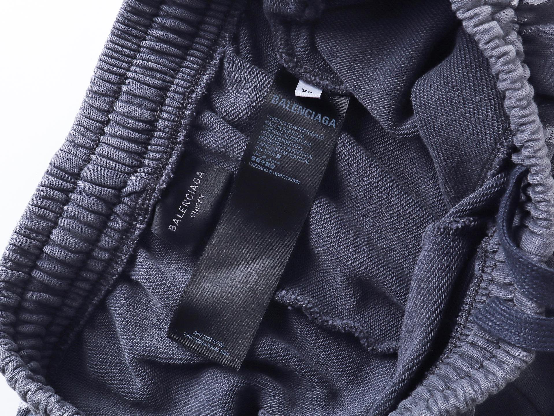 Balenciaga/巴黎世家 25ss油漆喷墨刺绣字母短裤