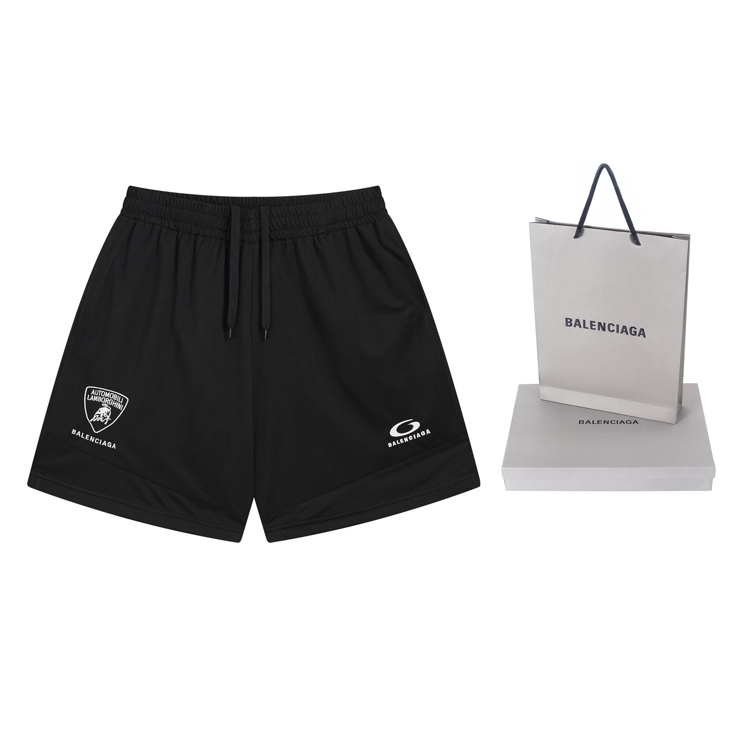 NO:431991,Real photo [Top version. Official website quality] BALENCI*GA/Paris co-branded Lamborghini Lamborghini shorts. Embroidered on the front, double-layer mesh with inner lining, multi-piece edged shorts. Overweight craftsmanship. The latest SS25 model is developed at the first time, and the market is currency in the market. Welcome to compare. The fabric is made of fixed-woven sports fabric to absorb moisture and sweat, comfortable and dry. Whether it is sports and fitness, it will make you easily the focus. Grade weight is 180 grams. The embroidery is embroidered by imported Tajima embroidery machine. The pattern letters are clear, three-dimensional, and no burrs. The market is currency in the market. Welcome to compare. The style is loose. The same style for men and women. Code BL257002 Color black Size XSSML,,balenciaga, shorts,alexander wang19860909实拍图【顶级版本.官网品质】BALENCI*GA/巴黎联名兰博基尼Lamborghini球裤.前面左右刺绣,加内里双层网布,多位拼接夹边短裤.超重工艺. SS25最新款.第一时间研发,巨别市场通货.欢迎对比.面料采用定织运动面料吸湿排汗,舒适干爽,无论是运动健身日常出街,都让你轻松成为焦点.克重180克.刺绣采用进口田岛绣花机刺绣.图案字母清晰,立体,无毛边.巨别市场通货.欢迎对比.版型釆用宽松版型.男女同款 编码BL257002 颜色黑色 尺码XSSML,,balenciaga,shorts,alexander wang,Men's clothing