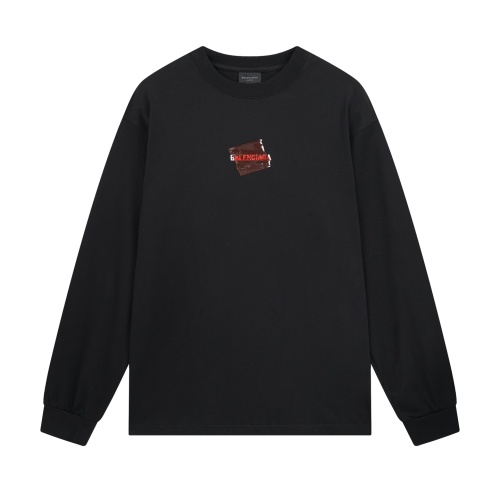 Balenciaga 2025 SS Logo Embroidered Long Sleeve - High Quality Cotton Top 25 Balenciaga 2025 SS Logo Embroidered Long Sleeve - High Quality Cotton Top