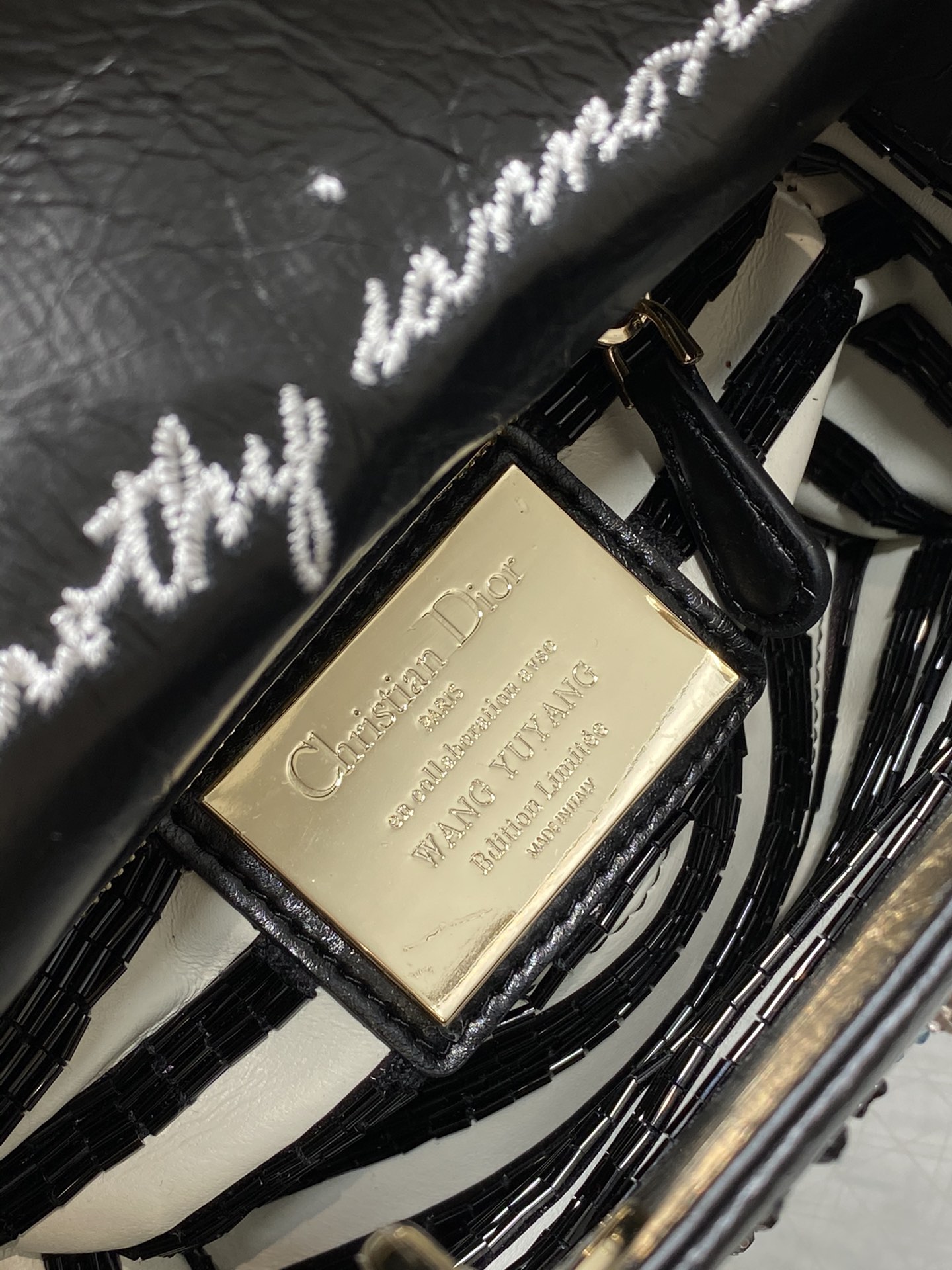bead embroidery 3-grid Lady Dior bag, a must-have 3-grid small bag that 9