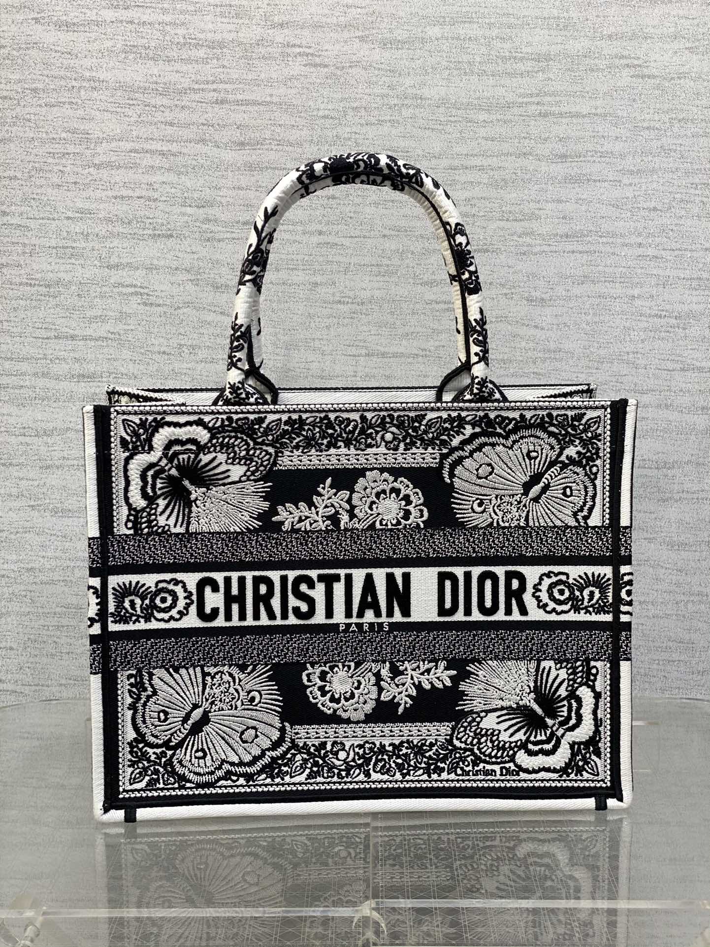 Dior Book Tote Embroidered Tote Bag
