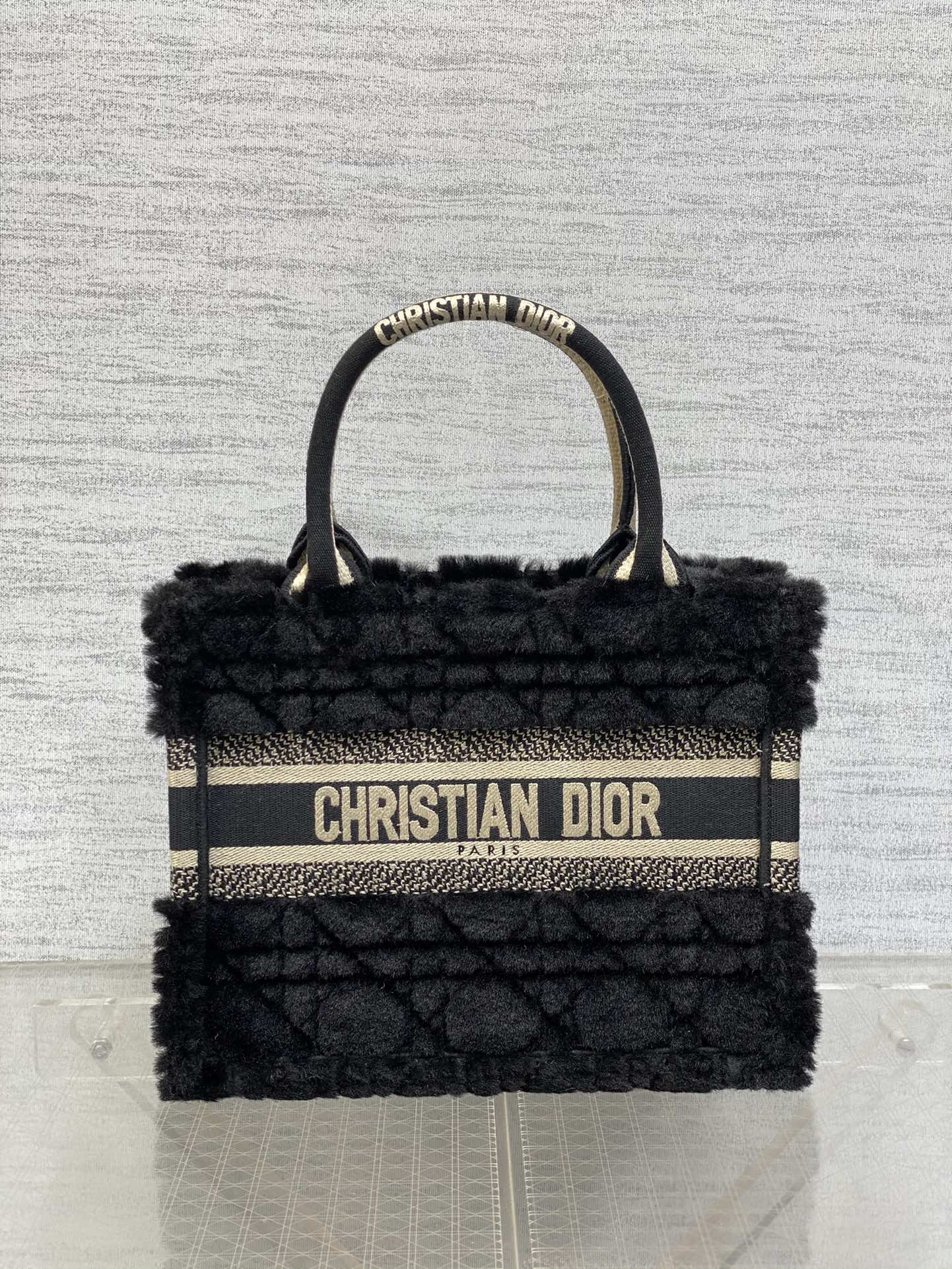 DIOR Book Tote Plush Handbag