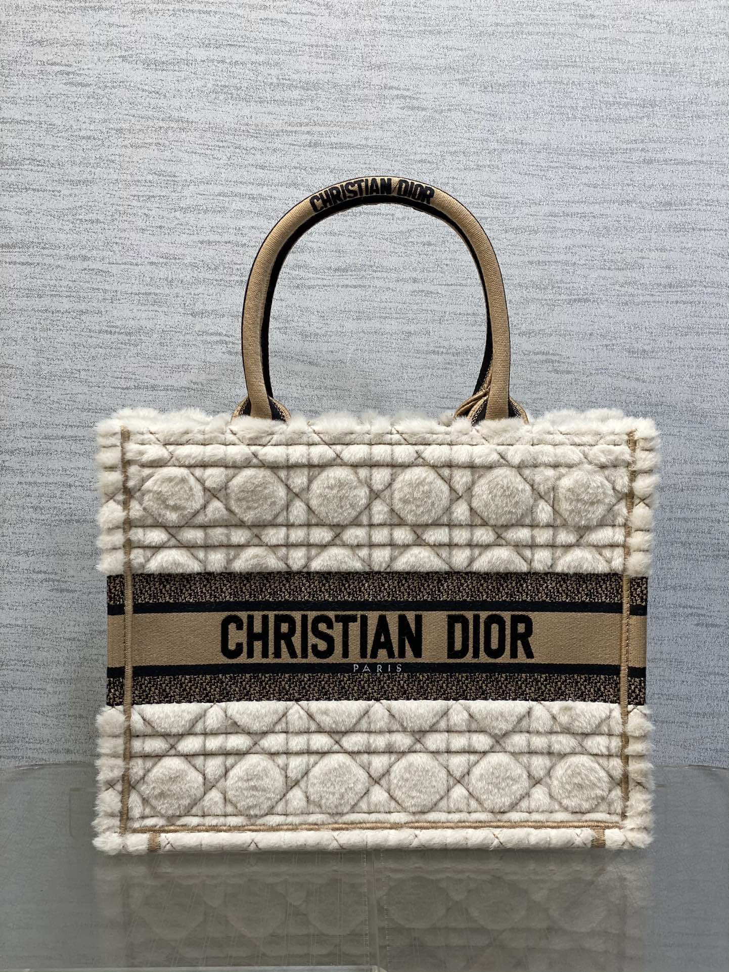 Dior Book Tote Plush Tote Bag