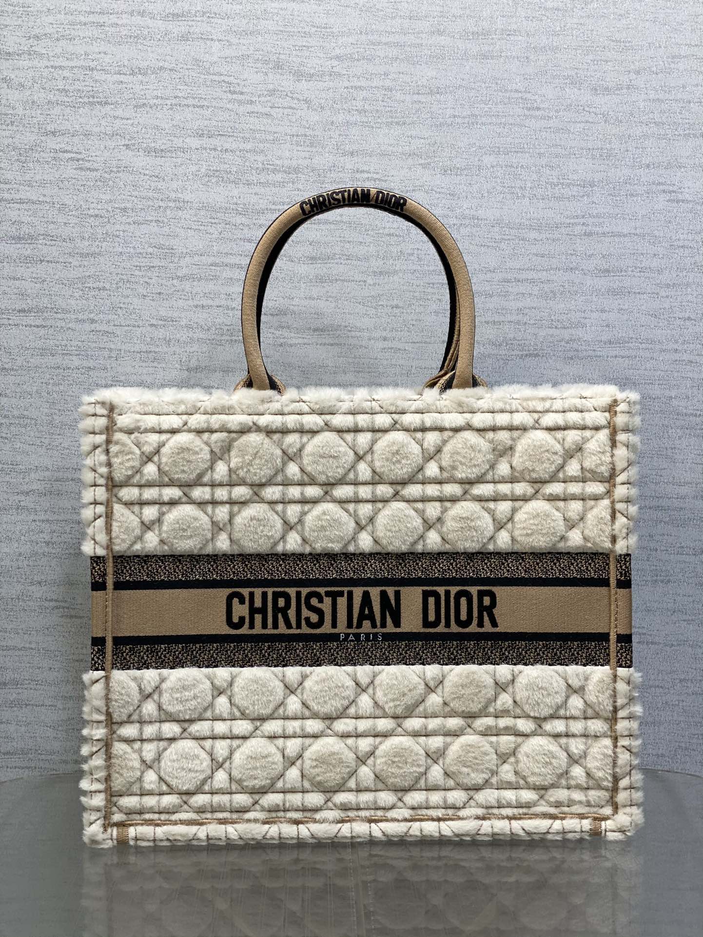 DIOR Large Tote Plush Tote Bag