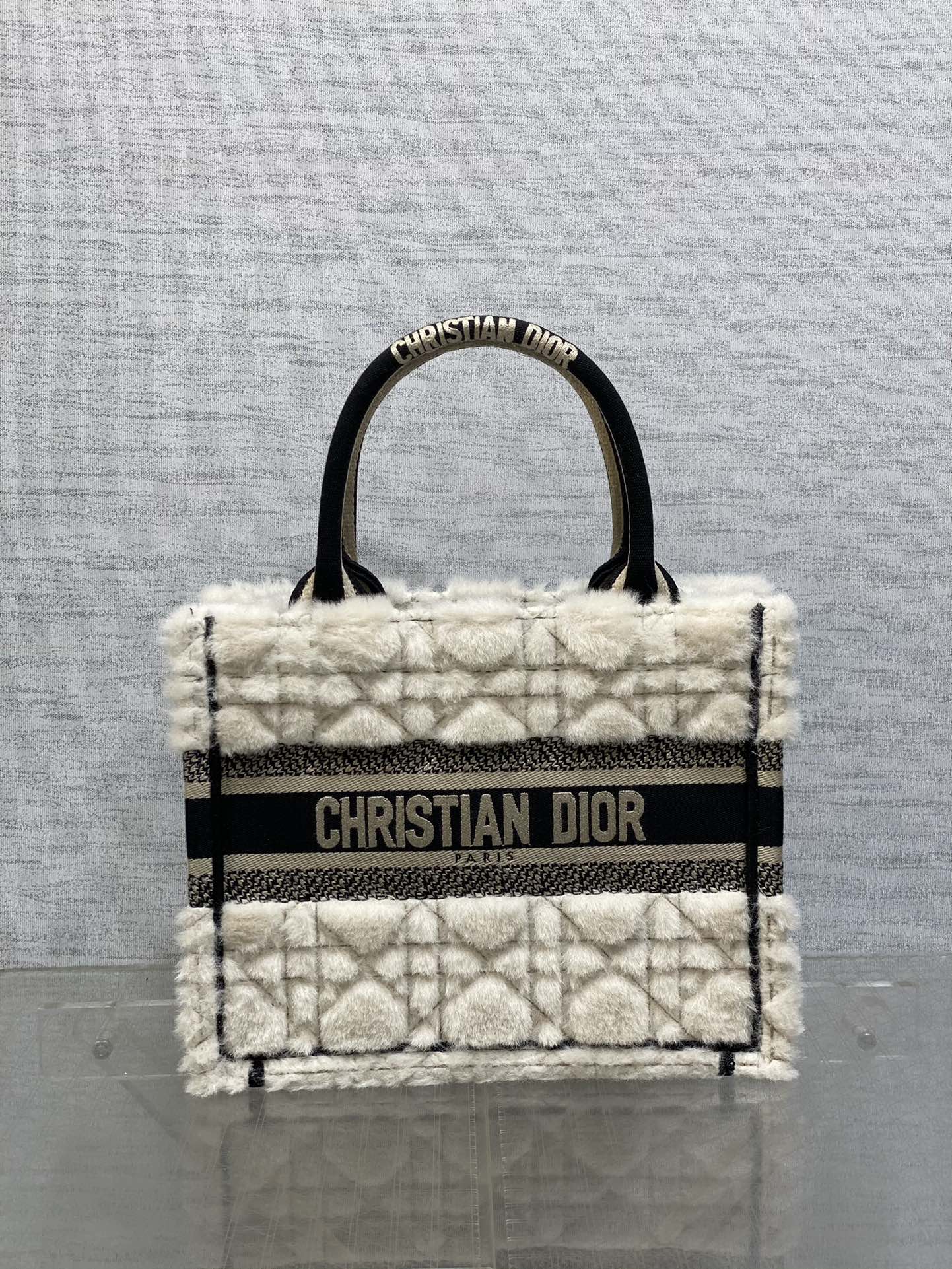 DIOR Small Tote Plush Handbag