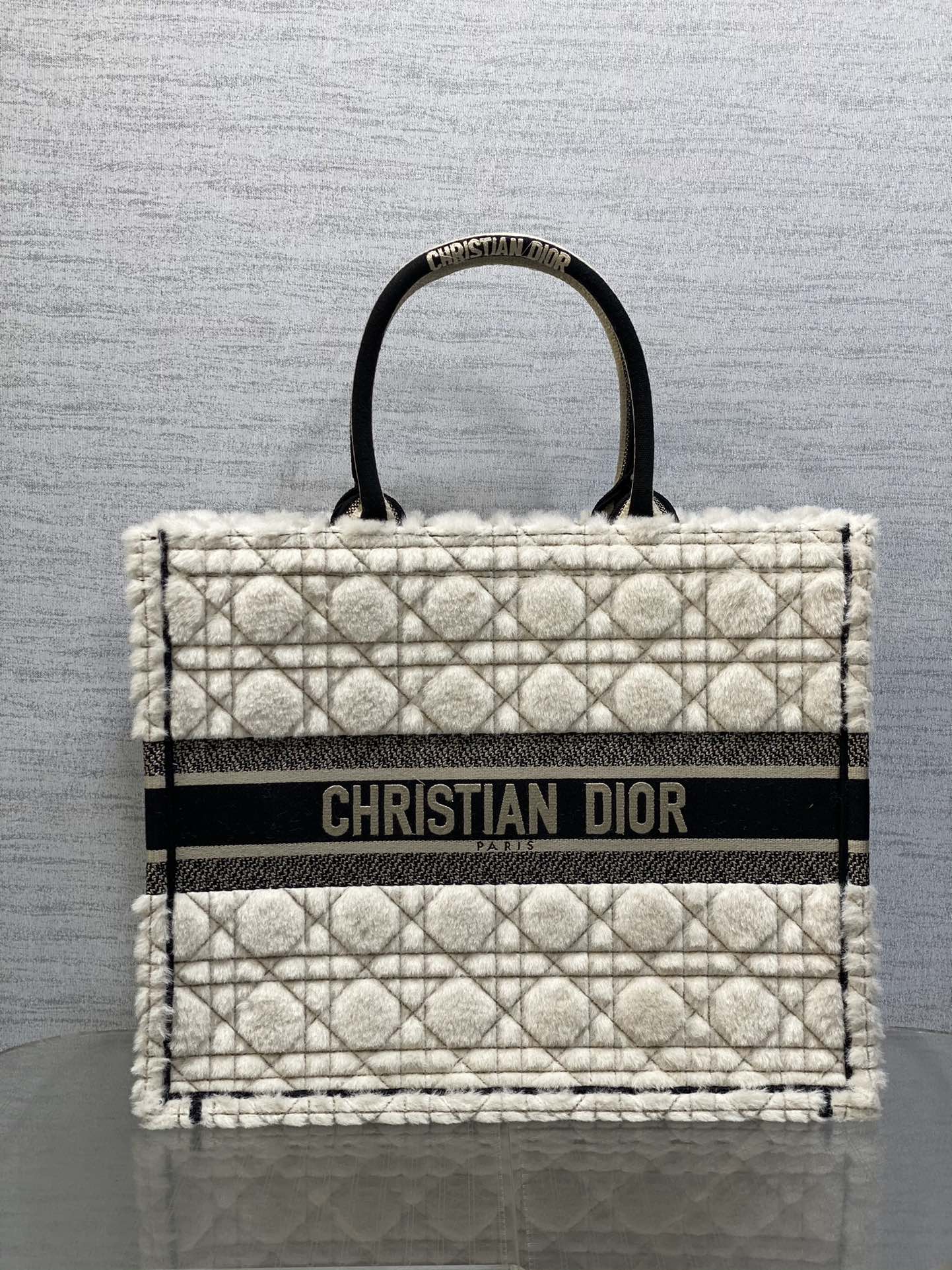 DIOR Large Tote Plush Tote Bag