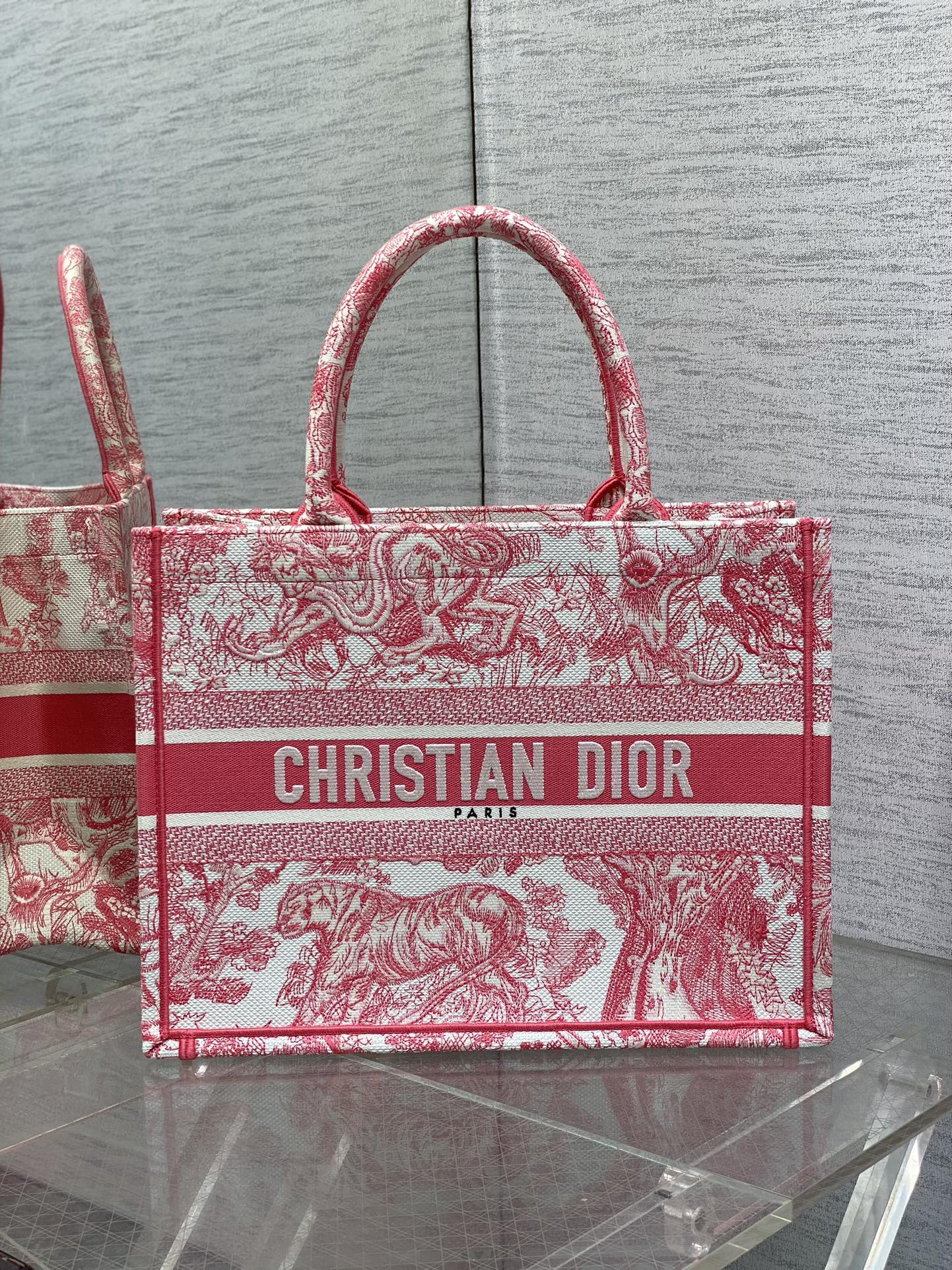 𝐓𝐨𝐭𝐞 𝟑𝟔𝐂𝐦 Tigre rosa flor de cerezo