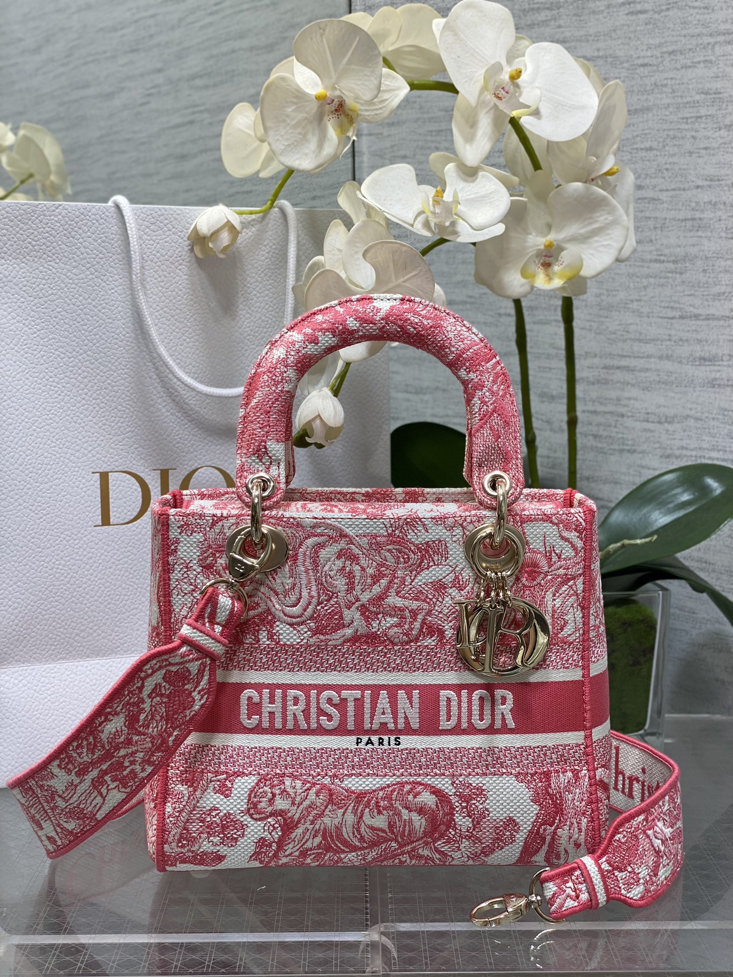 𝐋𝐚𝐝𝐲 cinco compartimentos, último tigre rosa flor de cerezo