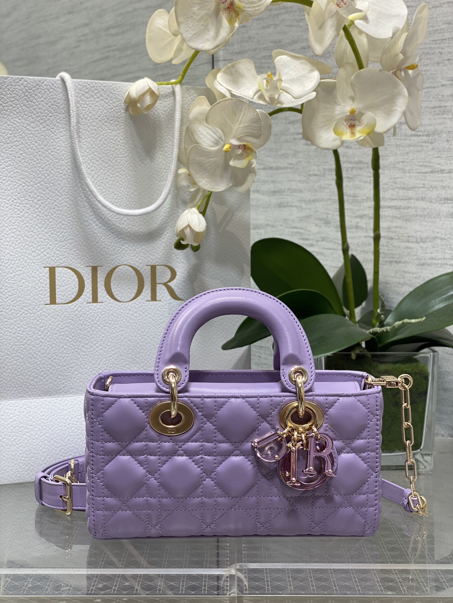 𝐃-𝐉𝐨𝐲 Hebilla Linlang violeta claro