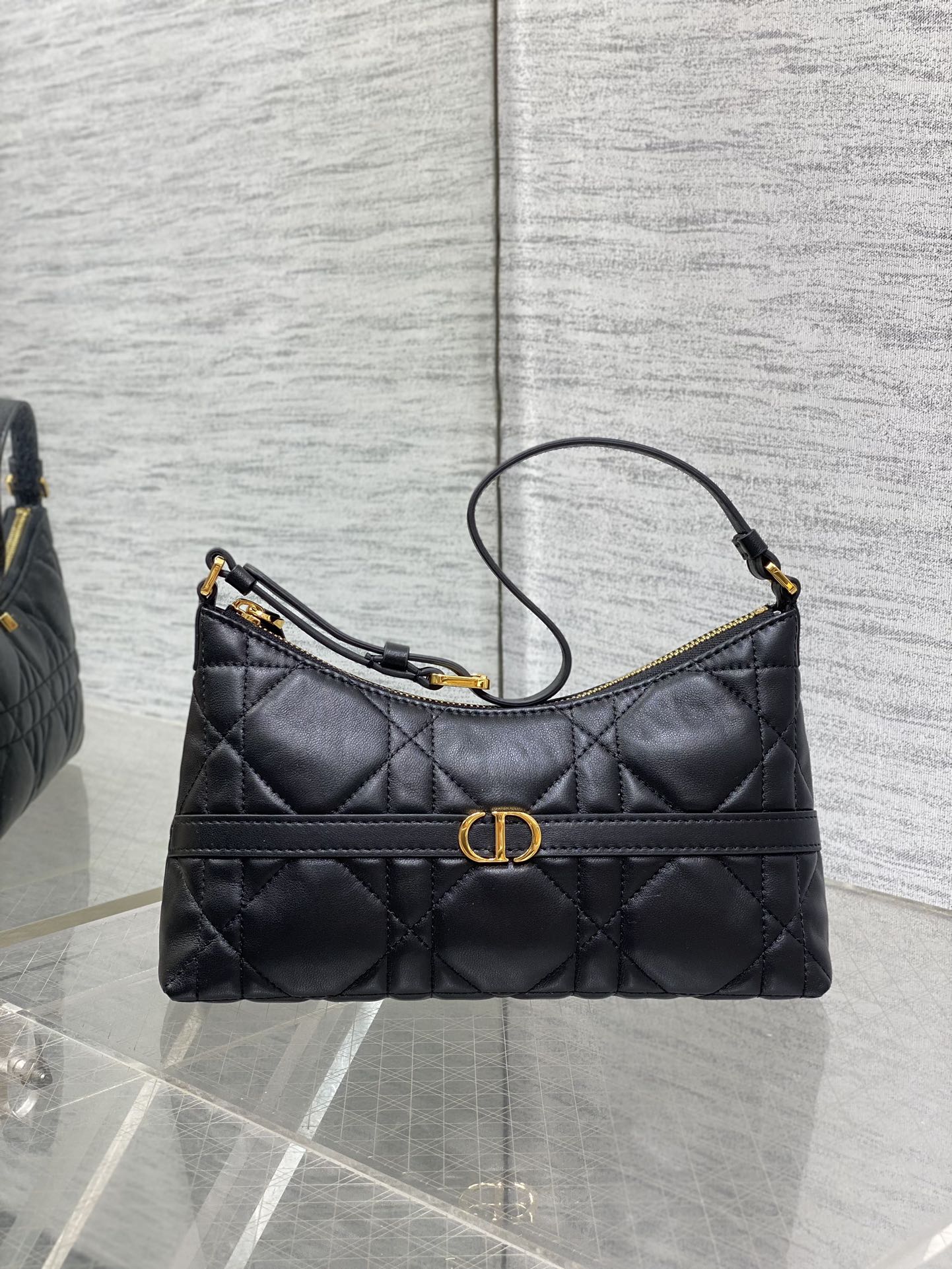 Dior Sacs À Bandoulière & À Épaule Noir Cuir de vache Collection automne – hiver Mini