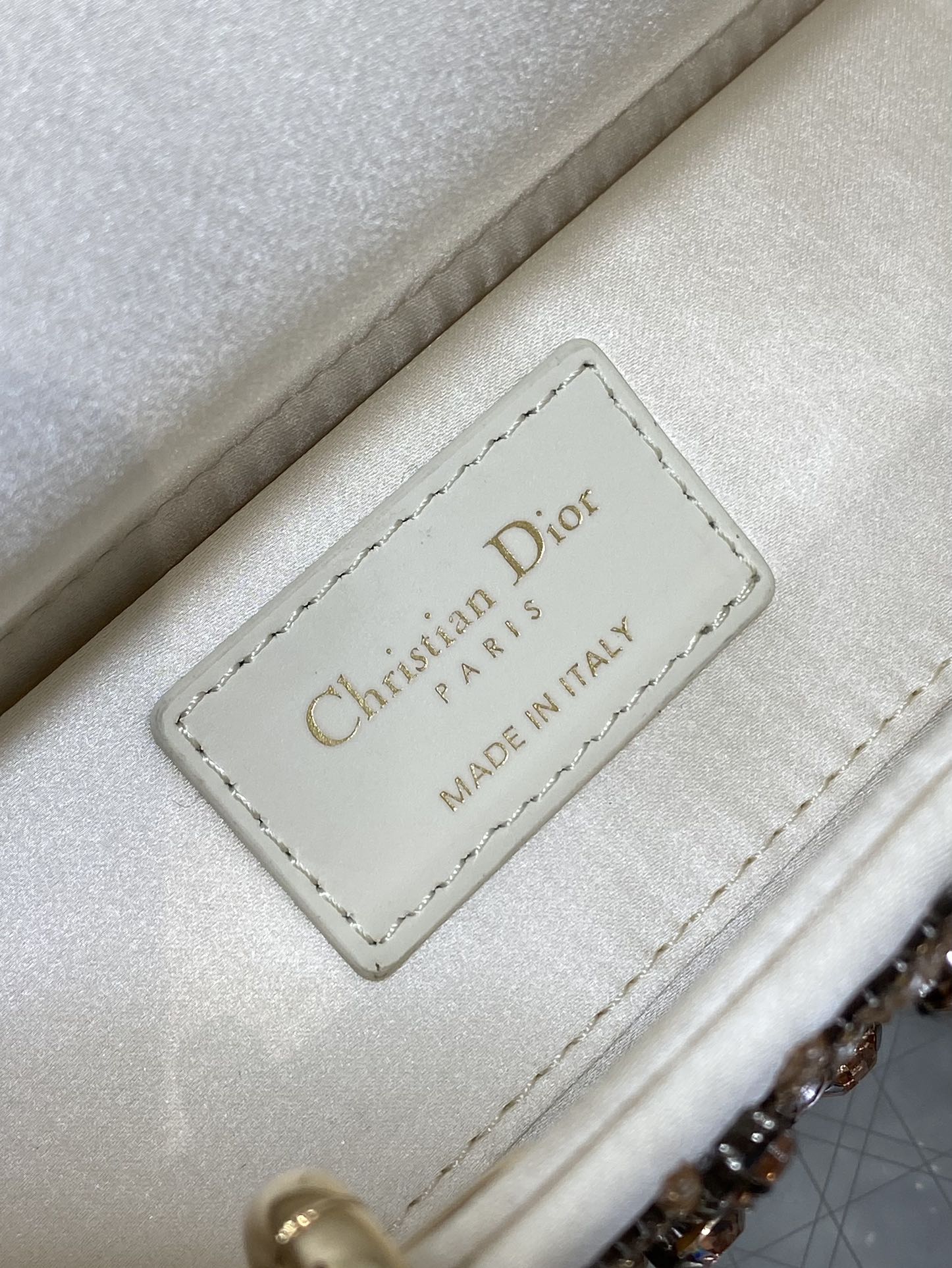 dior multicolor beaded lady d joy bag