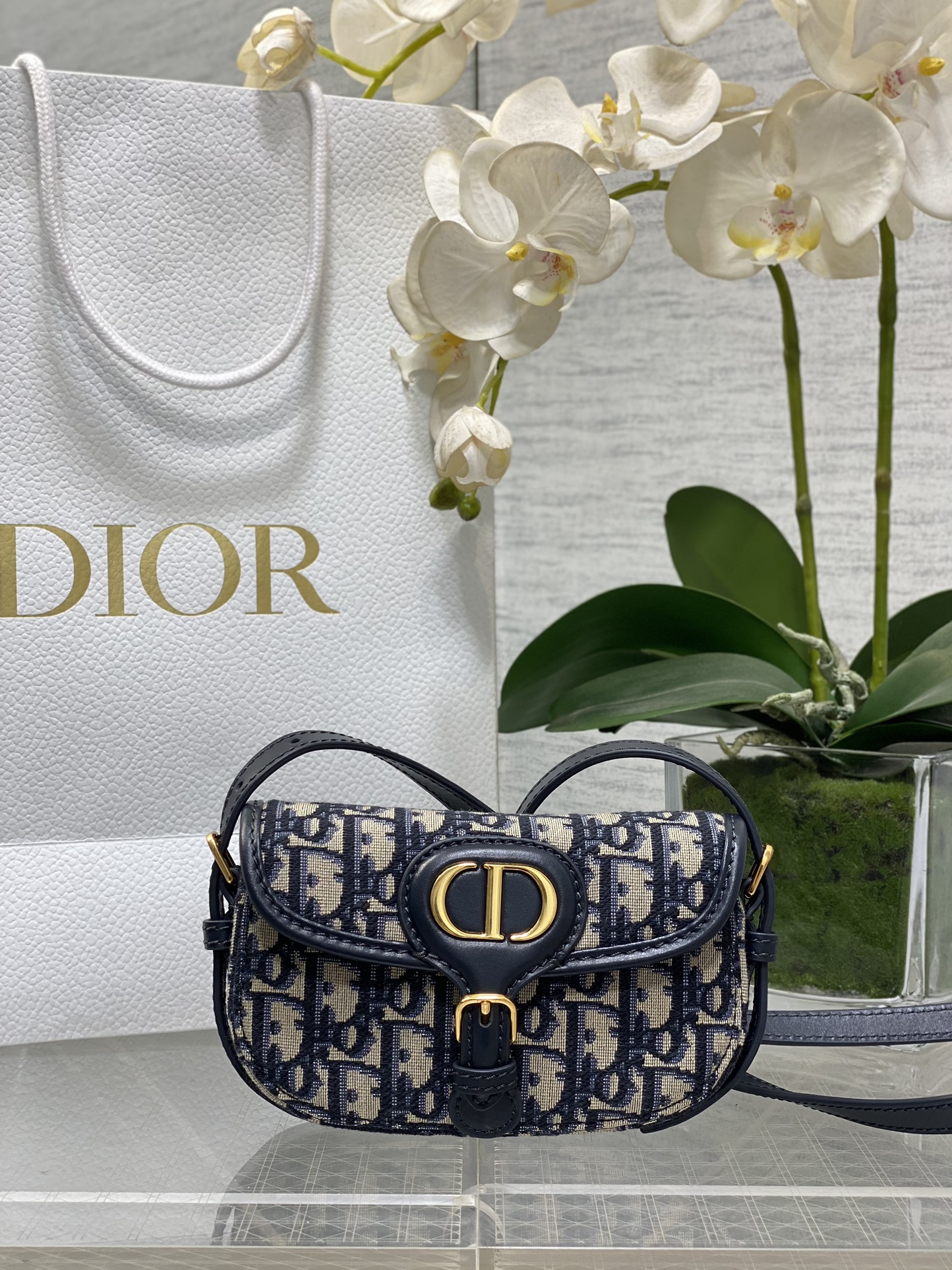 𝐃𝟏𝐨𝐫 𝐁𝐨𝐛𝐛𝐲 mini paño azul