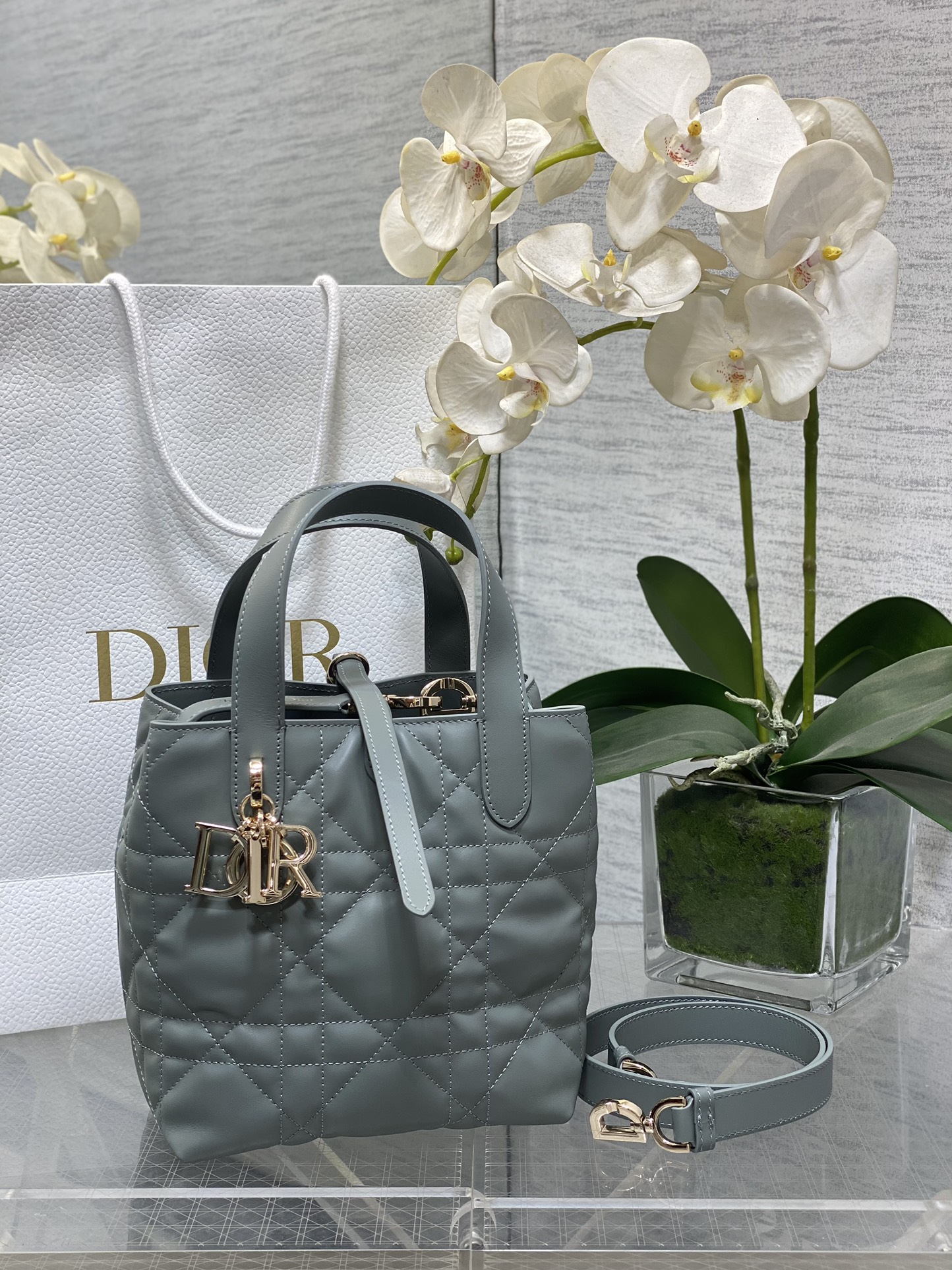 Dior Toujours Grey shoulder everyday
