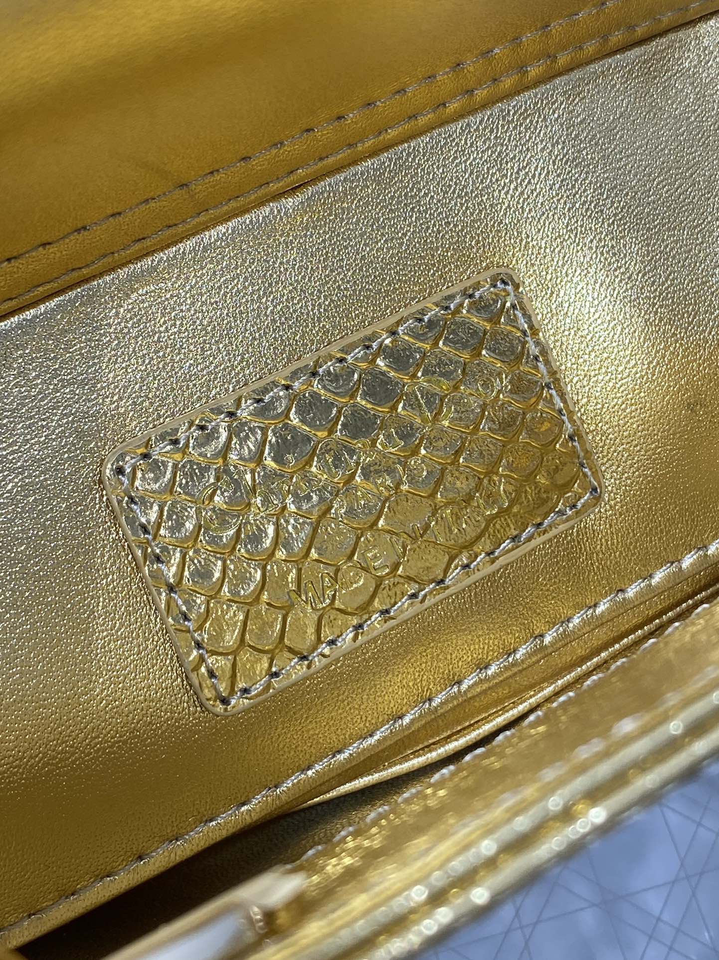 现货‼️Lady横版戴妃珍稀蛇皮闪亮登场，高雅又不失个性，非它莫属👏🏼，科普一下每条蛇皮的纹路都是独一无