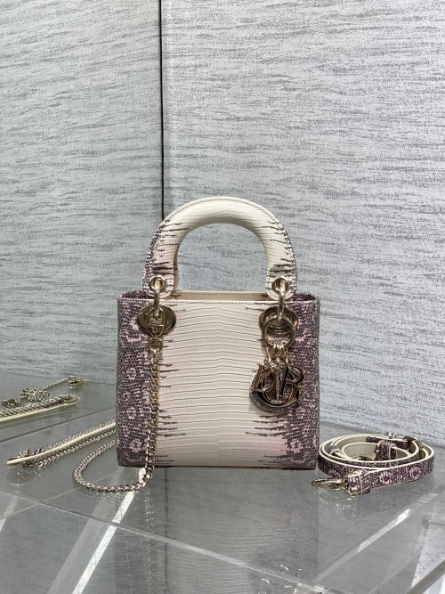 Dior Lady Dior Mini Bag in Lizard Embossed Calfskin with Charms 1 Dior Lady Dior Mini Bag in Lizard Embossed Calfskin with Charms
