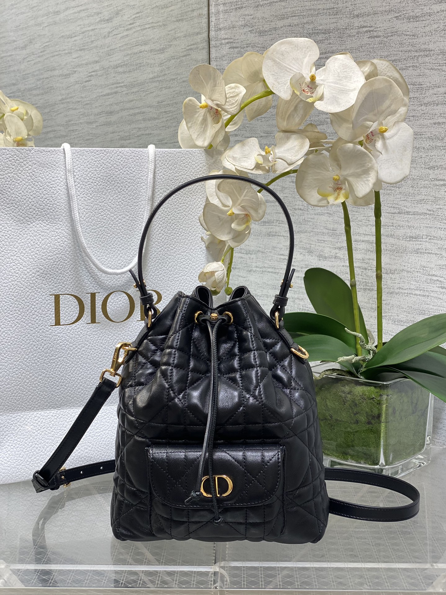 𝐂𝐚𝐫𝐨 Bolso Bombonera Negro Pequeño