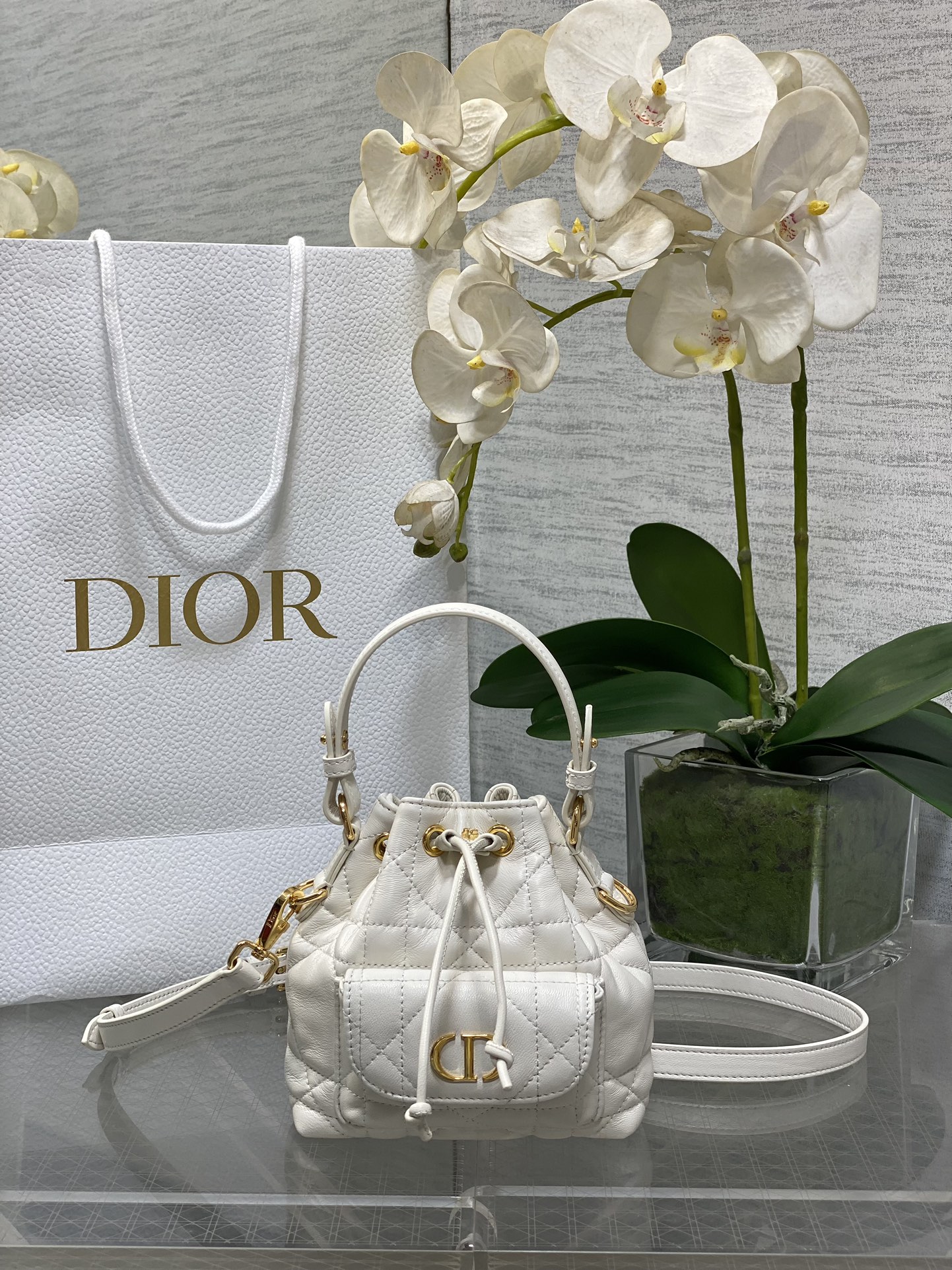 𝐂𝐚𝐫𝐨 bolso bombonera blanco mini