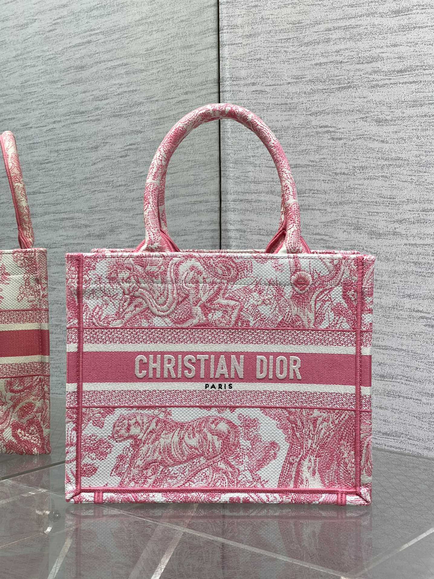 Dior Book Tote Petit Sac Cabas Brodé