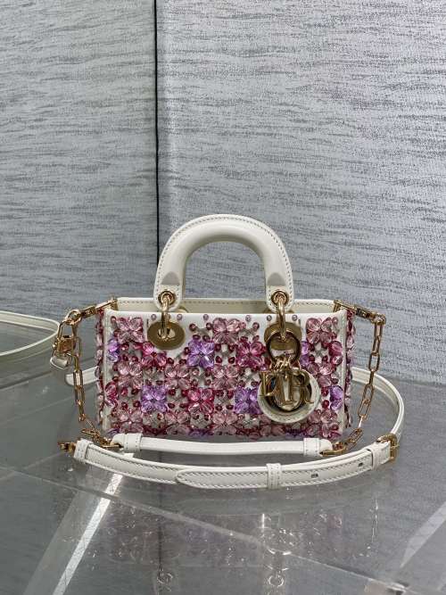 Lady Dior Limited Edition Beaded Bag, Elegant and Stylish handbag 1 Lady Dior Limited Edition Beaded Bag, Elegant and Stylish handbag