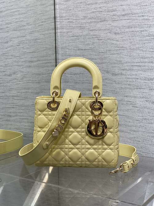 Dior Lady Dior Four-Grid Handbag, Chic Design and Customizable Charm 1 Dior Lady Dior Four-Grid Handbag, Chic Design and Customizable Charm