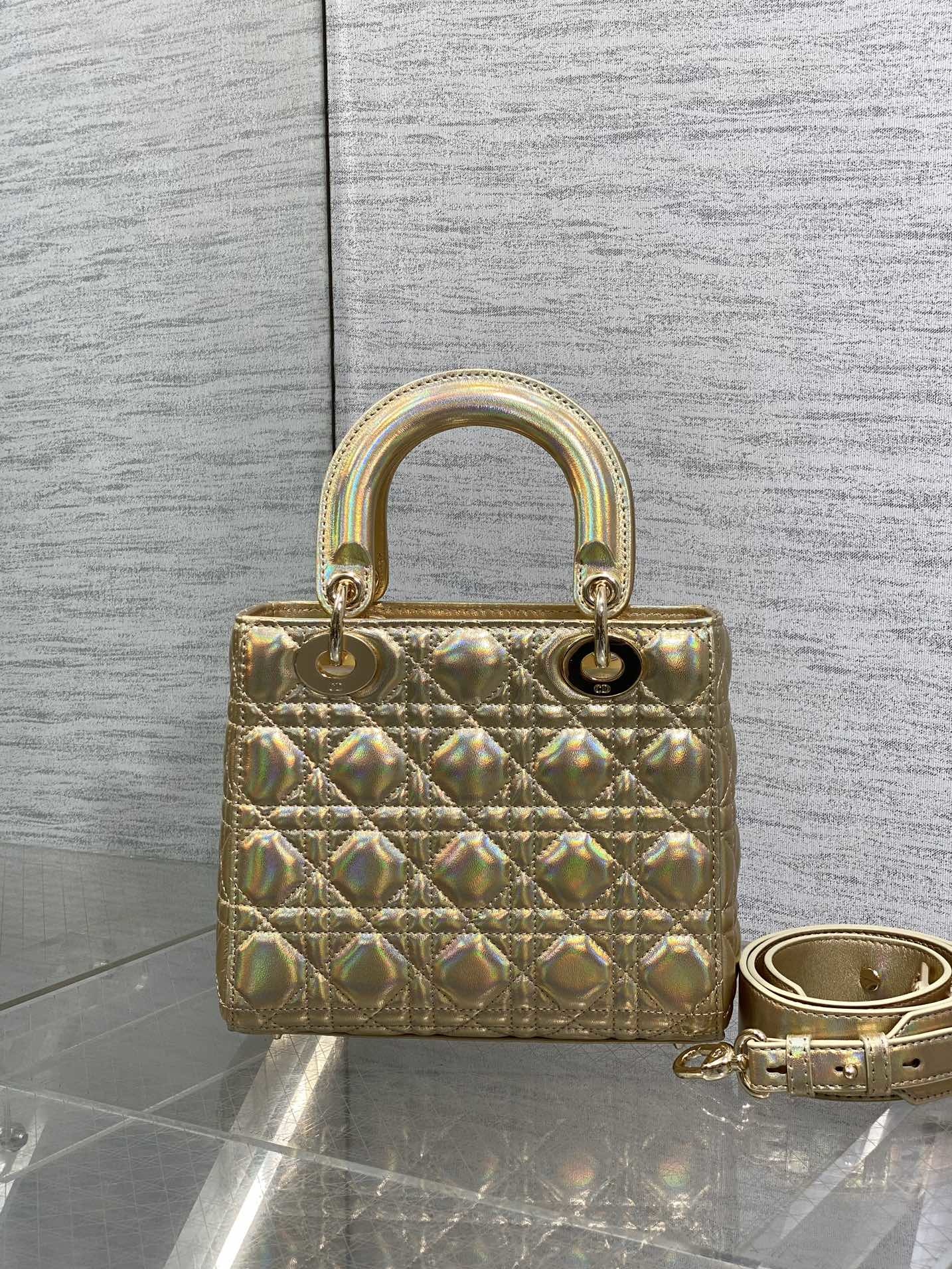 现货‼️Lady戴妃四格系列,经典的包形,甜美又不失优雅,春夏最新颜色,小清新风格🆕,搭配最新的字母肩带