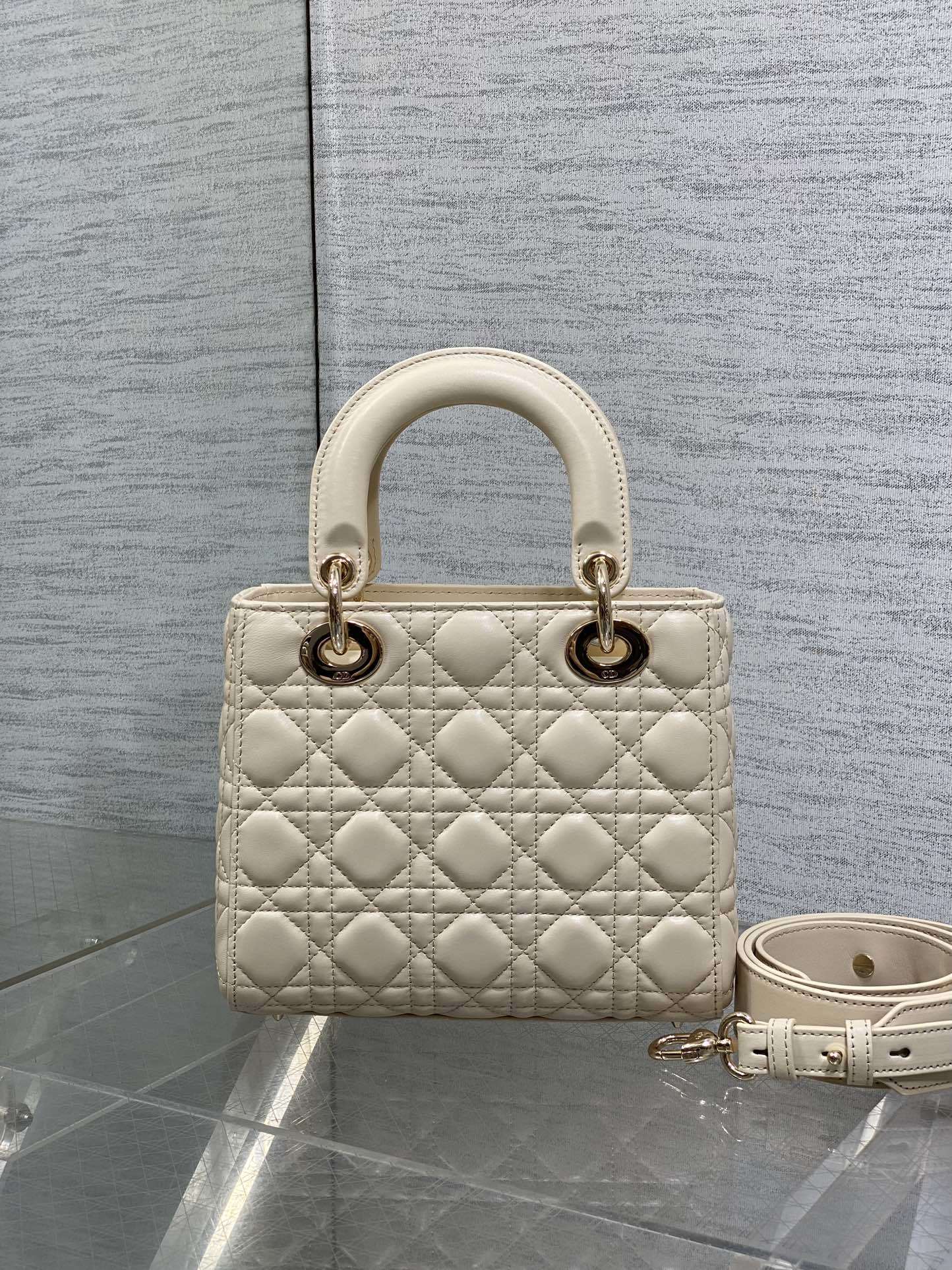 现货‼️Lady戴妃四格系列,经典的包形,甜美又不失优雅,春夏最新颜色,小清新风格🆕,搭配最新的字母肩带