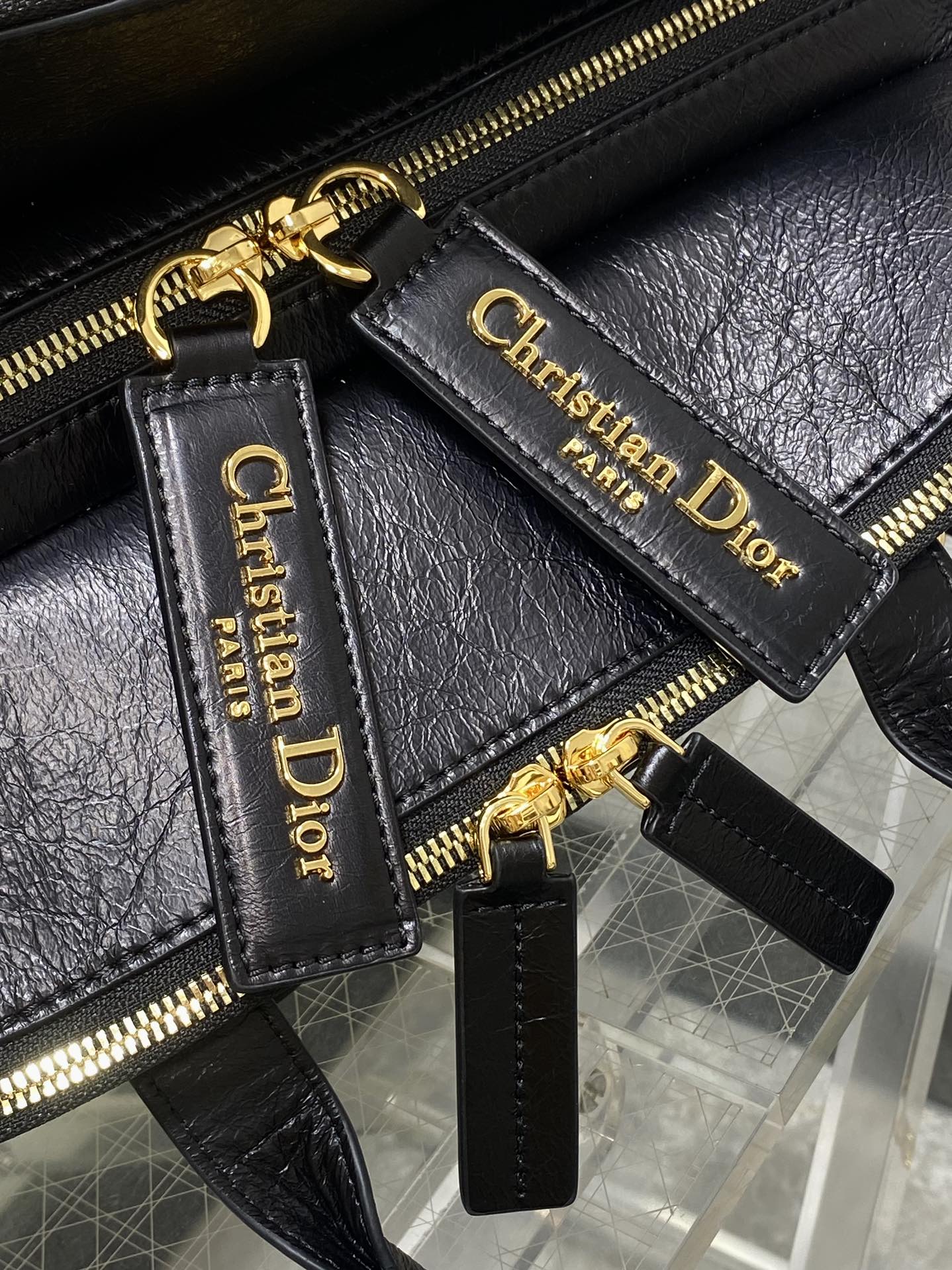 Dior Black leather shoulder
