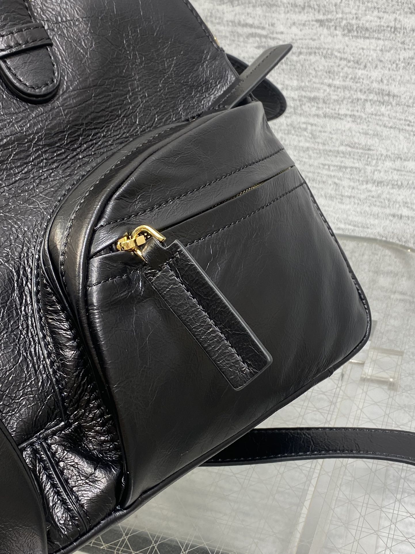 Dior Black leather shoulder