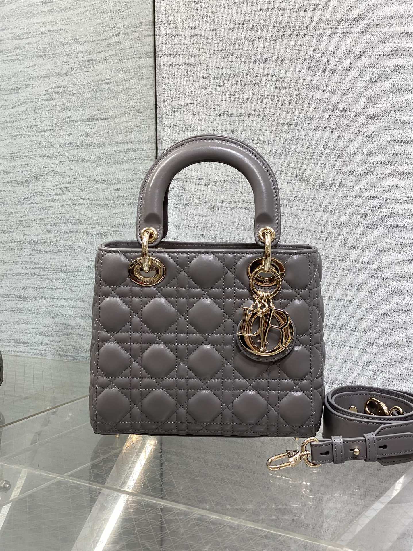 现货‼️Lady戴妃四格系列,经典的包形,甜美又不失优雅,春夏最新颜色,小清新风格🆕,搭配最新的字母肩带