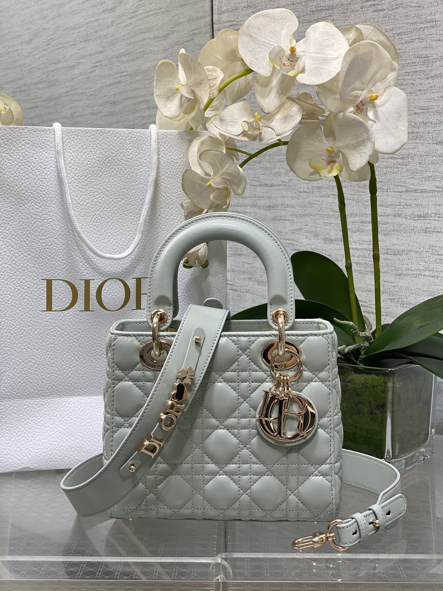 𝐋𝐚𝐝𝐲Piel de oveja de cuatro cuadros verde brillante