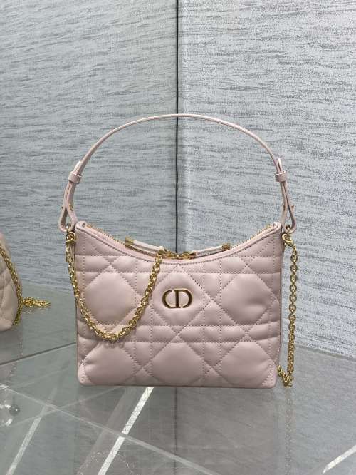 Dior Miss Dior Quilted Lambskin Shoulder Bag with Chain Straps 1 Dior Miss Dior Quilted Lambskin Shoulder Bag with Chain Straps